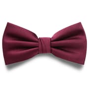 Burgunder Ferdigknyttet Grosgrain sløyfe Burgunder Ferdigknyttet Grosgrain sløyfe