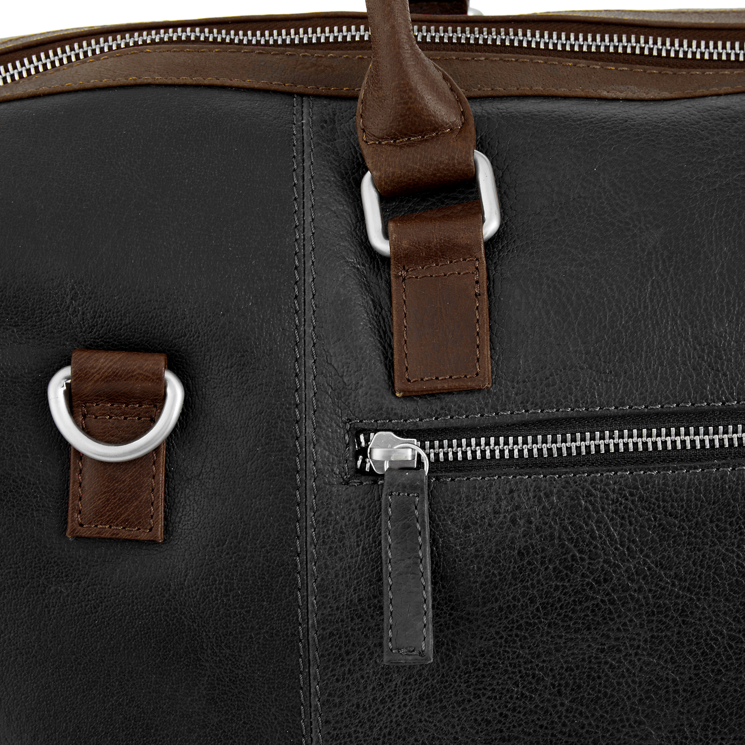 California Wochenendtasche In Schwarz & Braun - 9