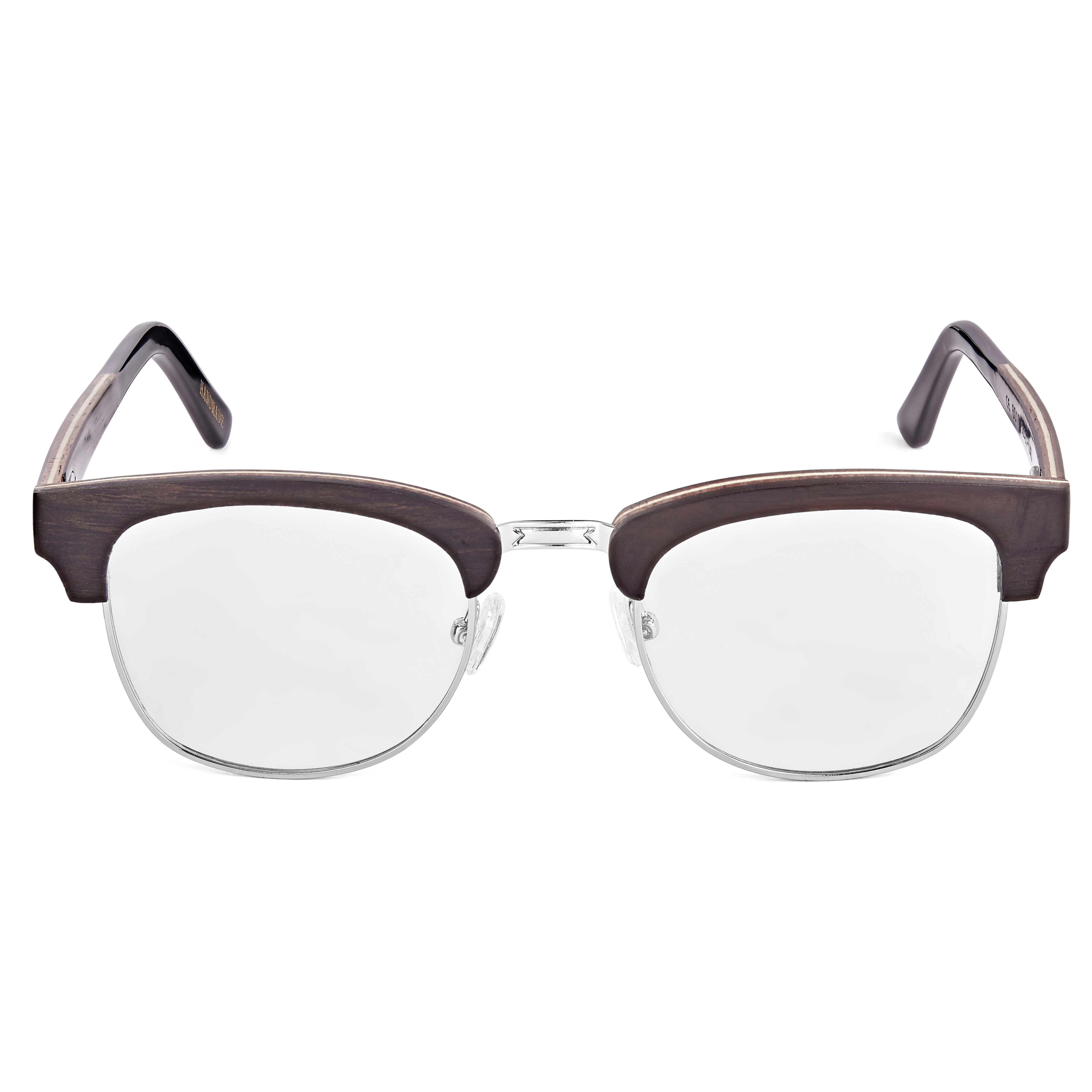 Gafas con montura de madera de ébano - 1