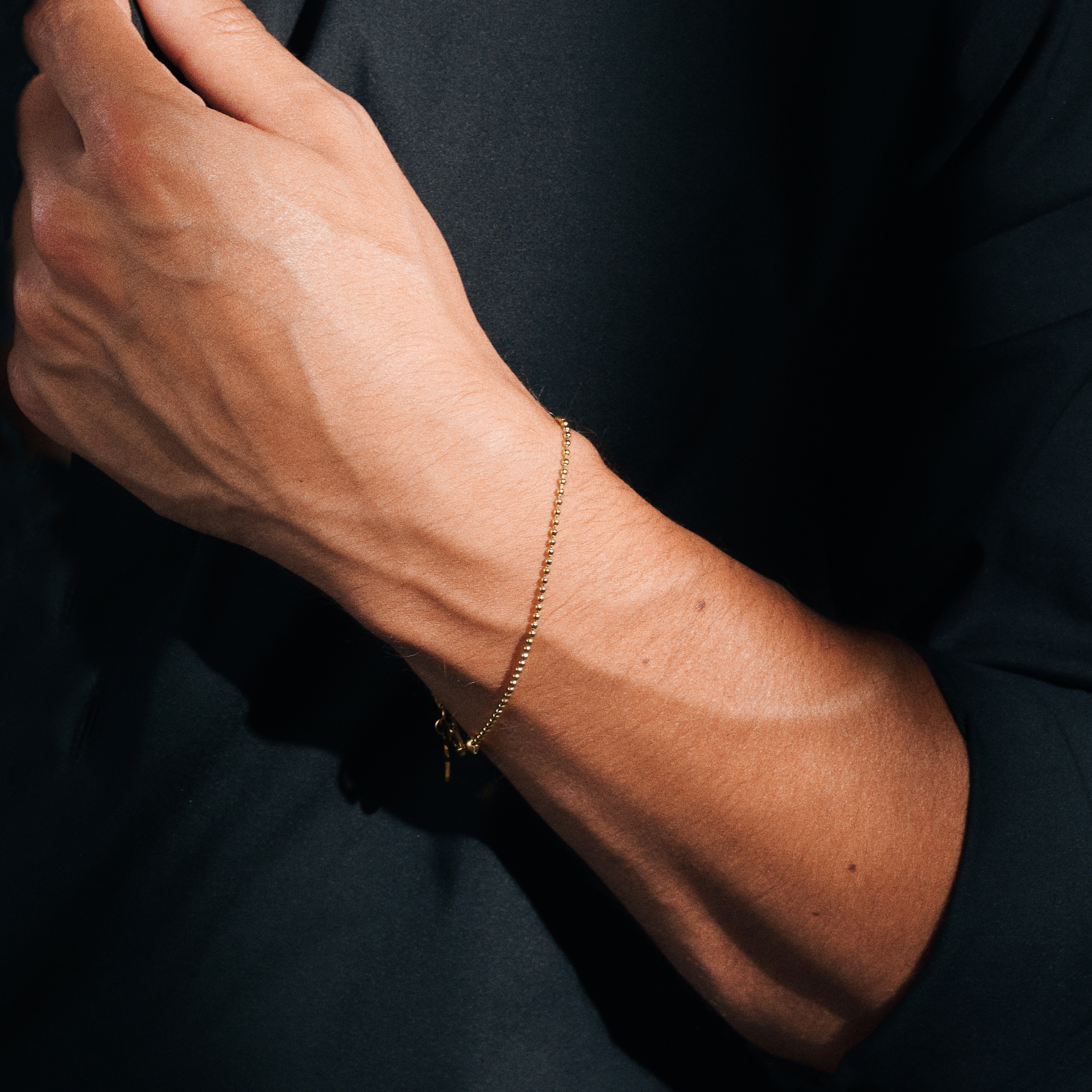 Essentials | 1.6 mm Gold-Tone Ball Chain Bracelet - 2