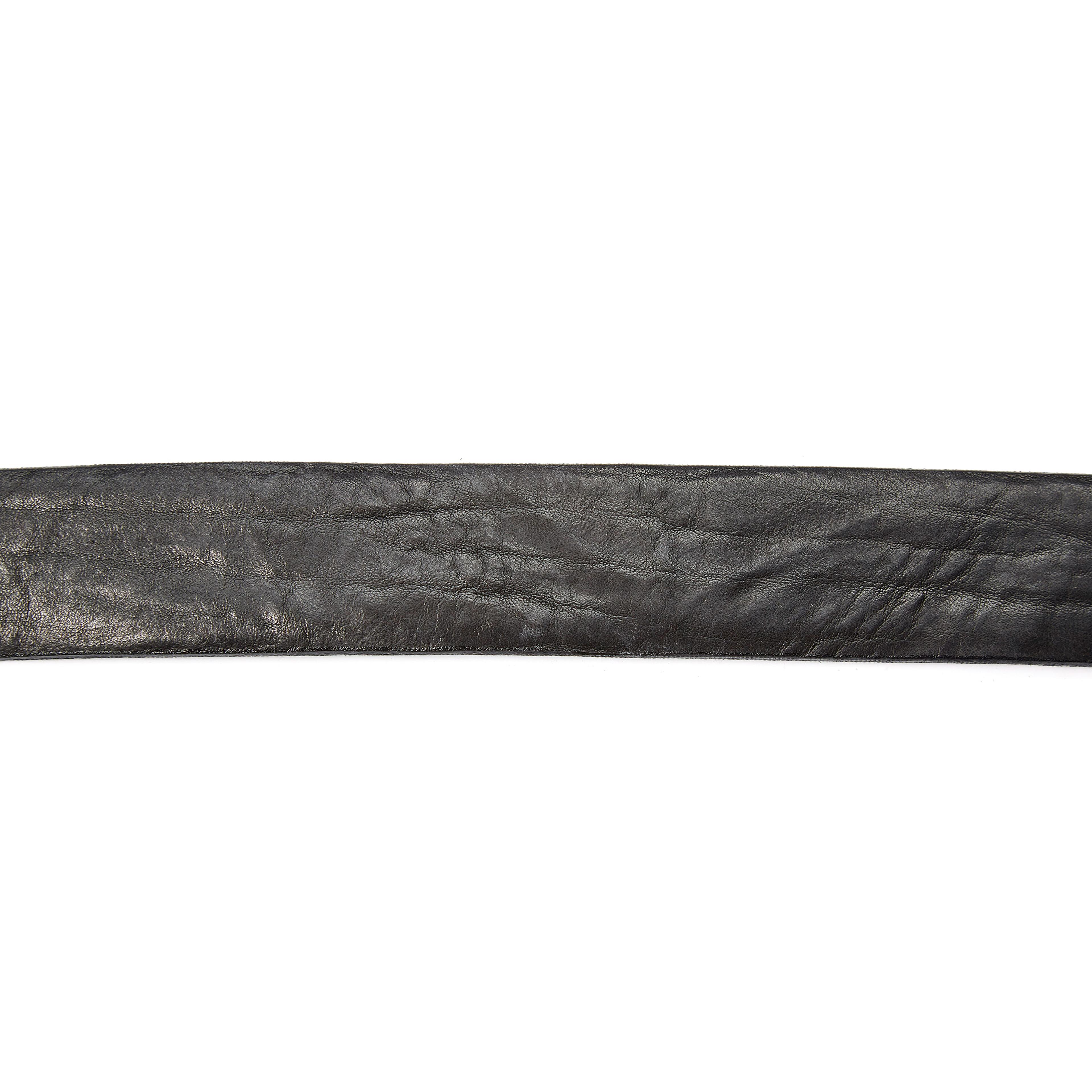 Μαύρη Δερμάτινη Ζώνη Worn - 3