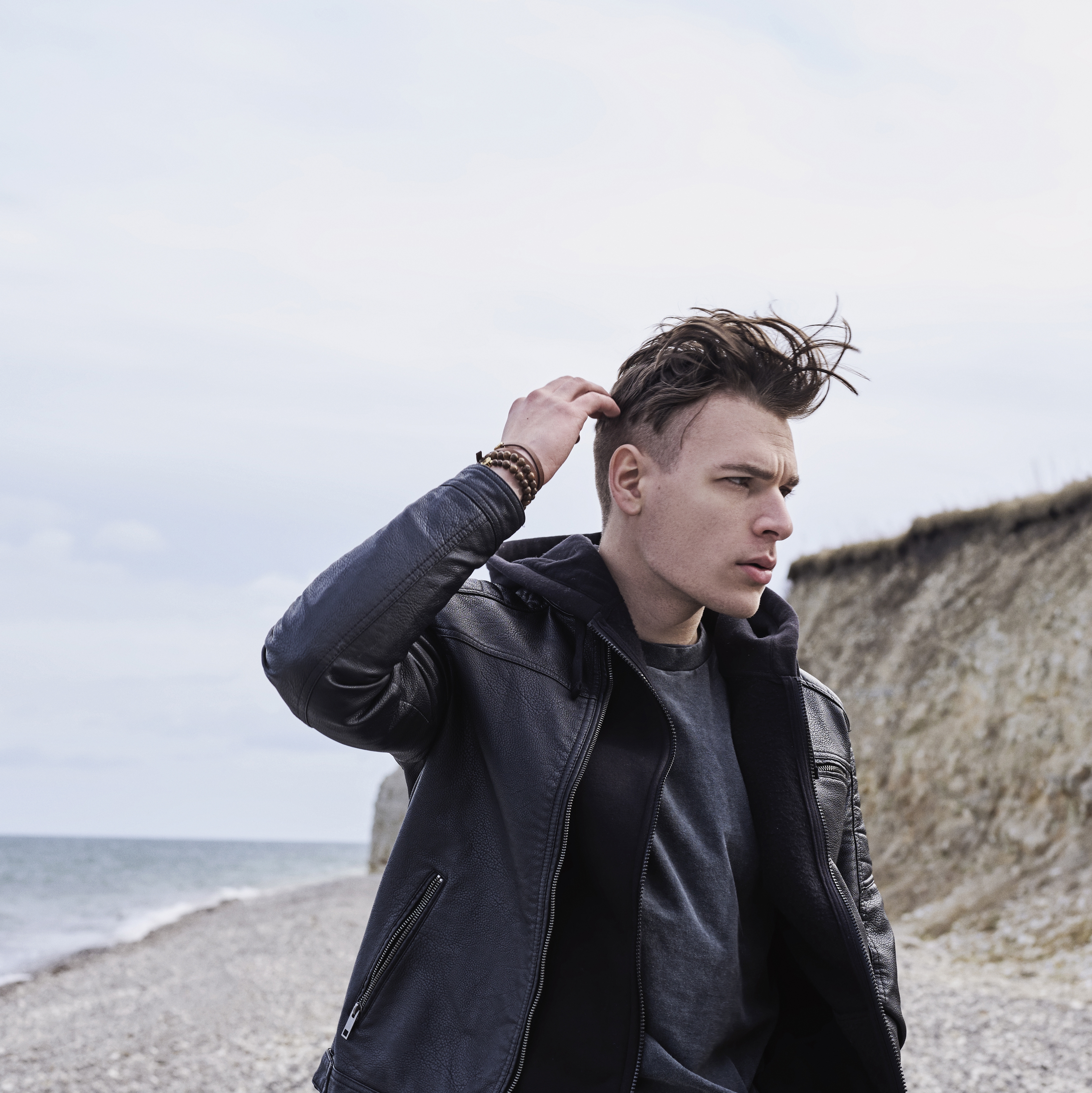 Set di bracciali Ankh color marrone e oro - 4