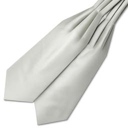 Light Grey Satin Cravat