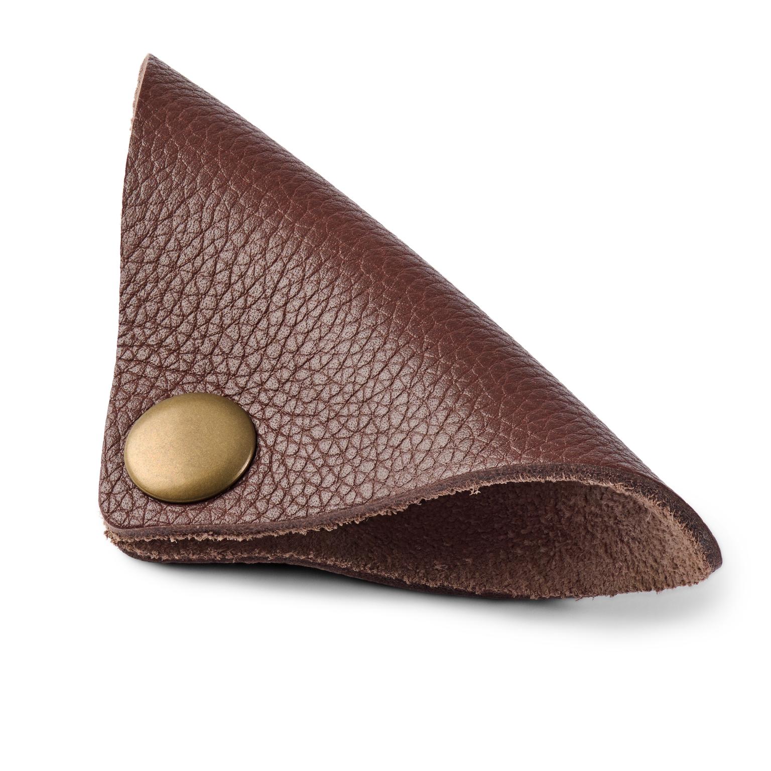 Cable Organiser | Dark Brown Leather | Triangle Cable Organiser | Dark Brown Leather | Triangle