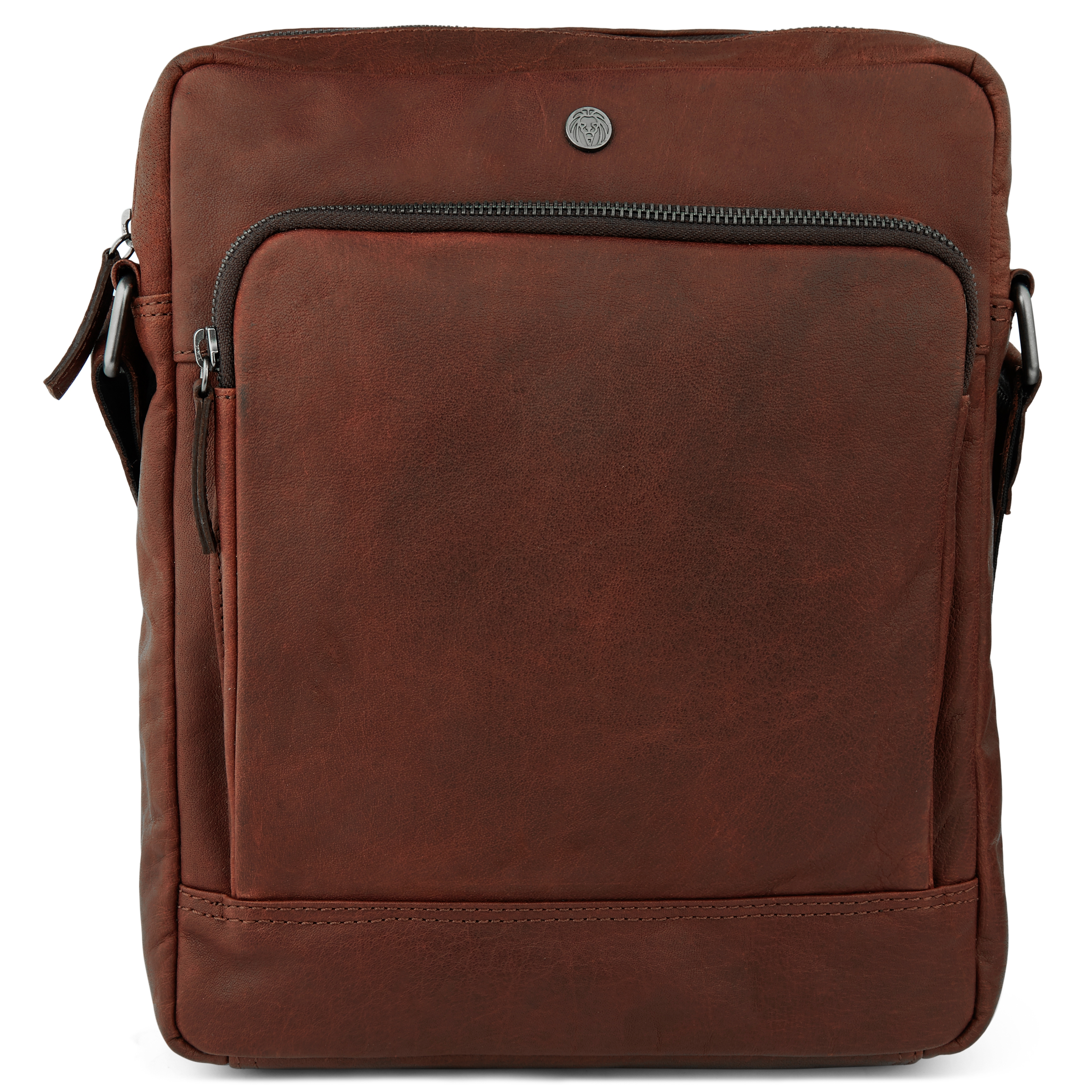 Oxford Classic Brown City Leather Bag - 2