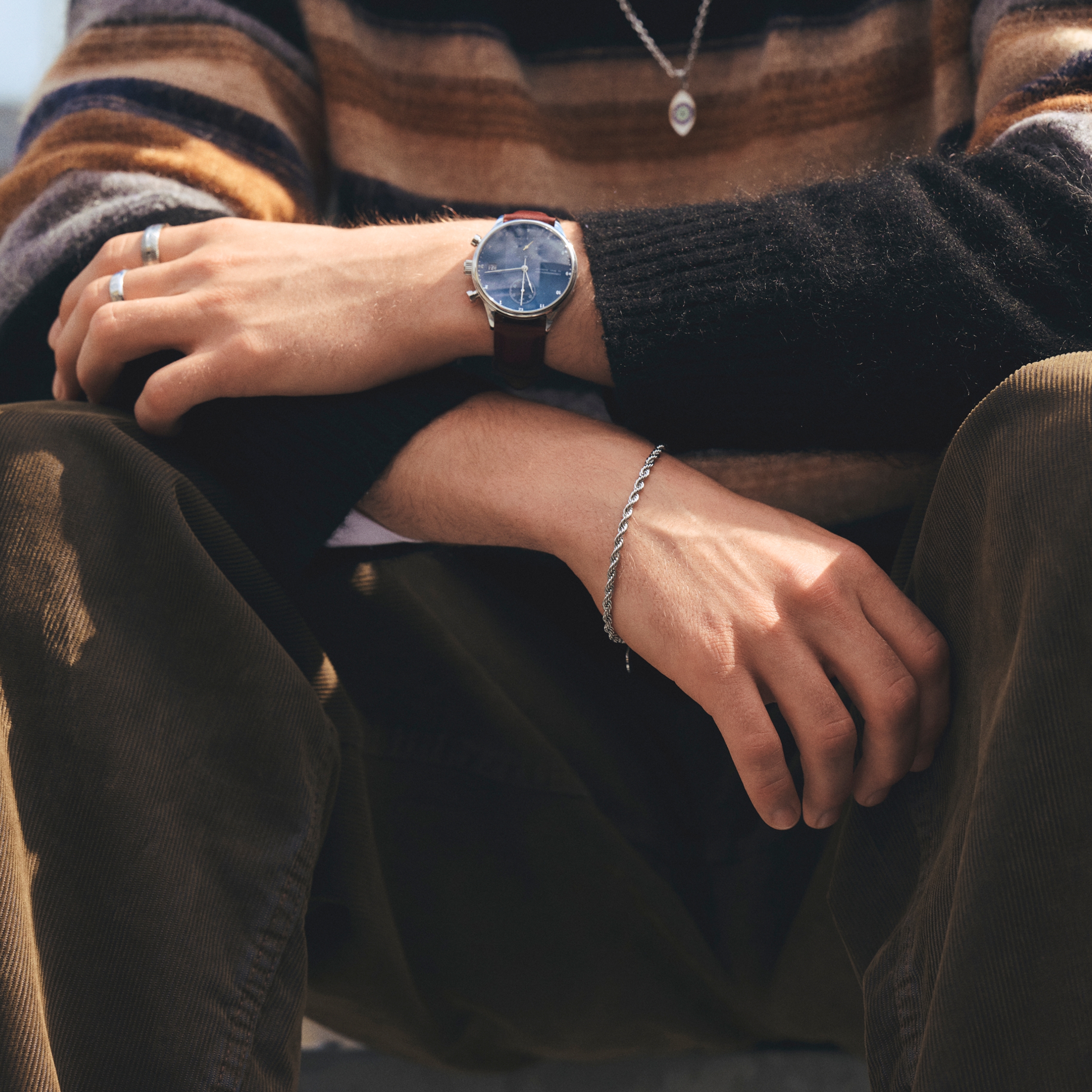 Argentia | 925 | Pulseira Corda em Prata de Lei banhada a Ródio de 4 mm - 2