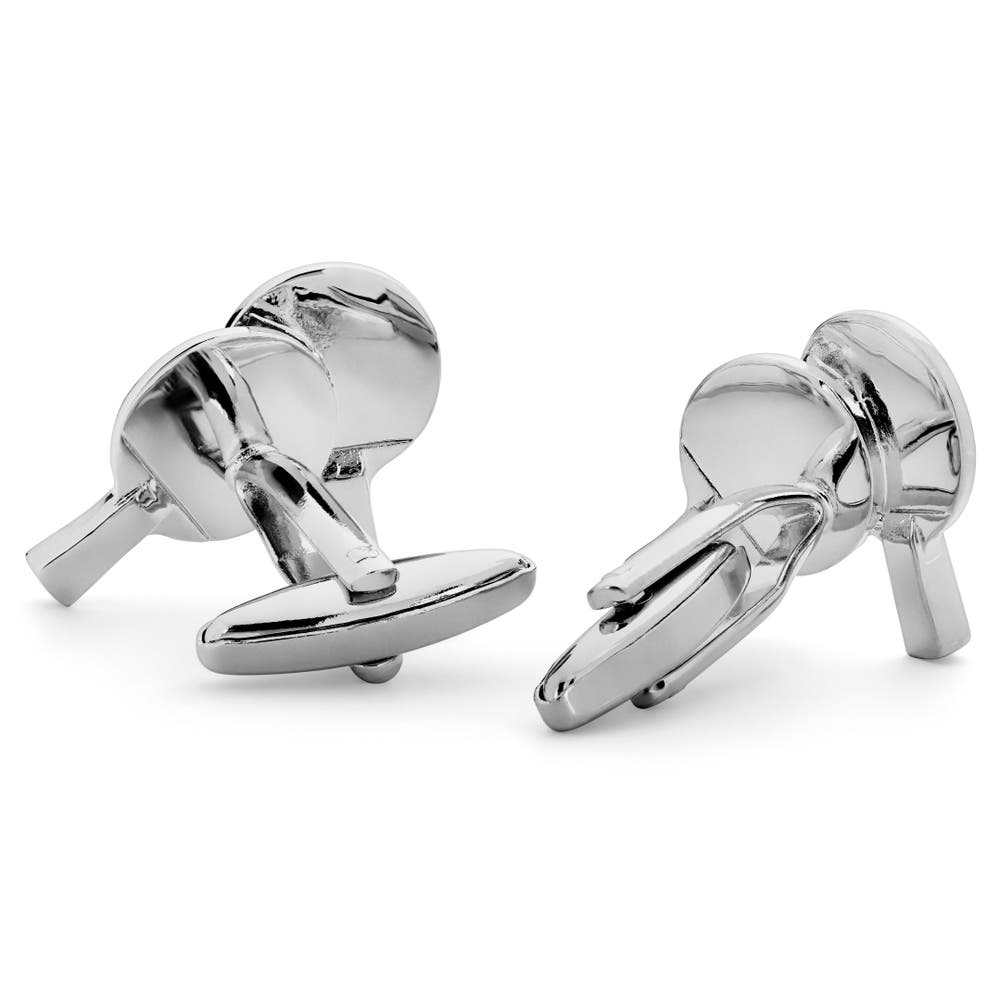 hover: Meraklis | Silver-Tone Table Tennis Cufflinks hover: Meraklis | Silver-Tone Table Tennis Cufflinks