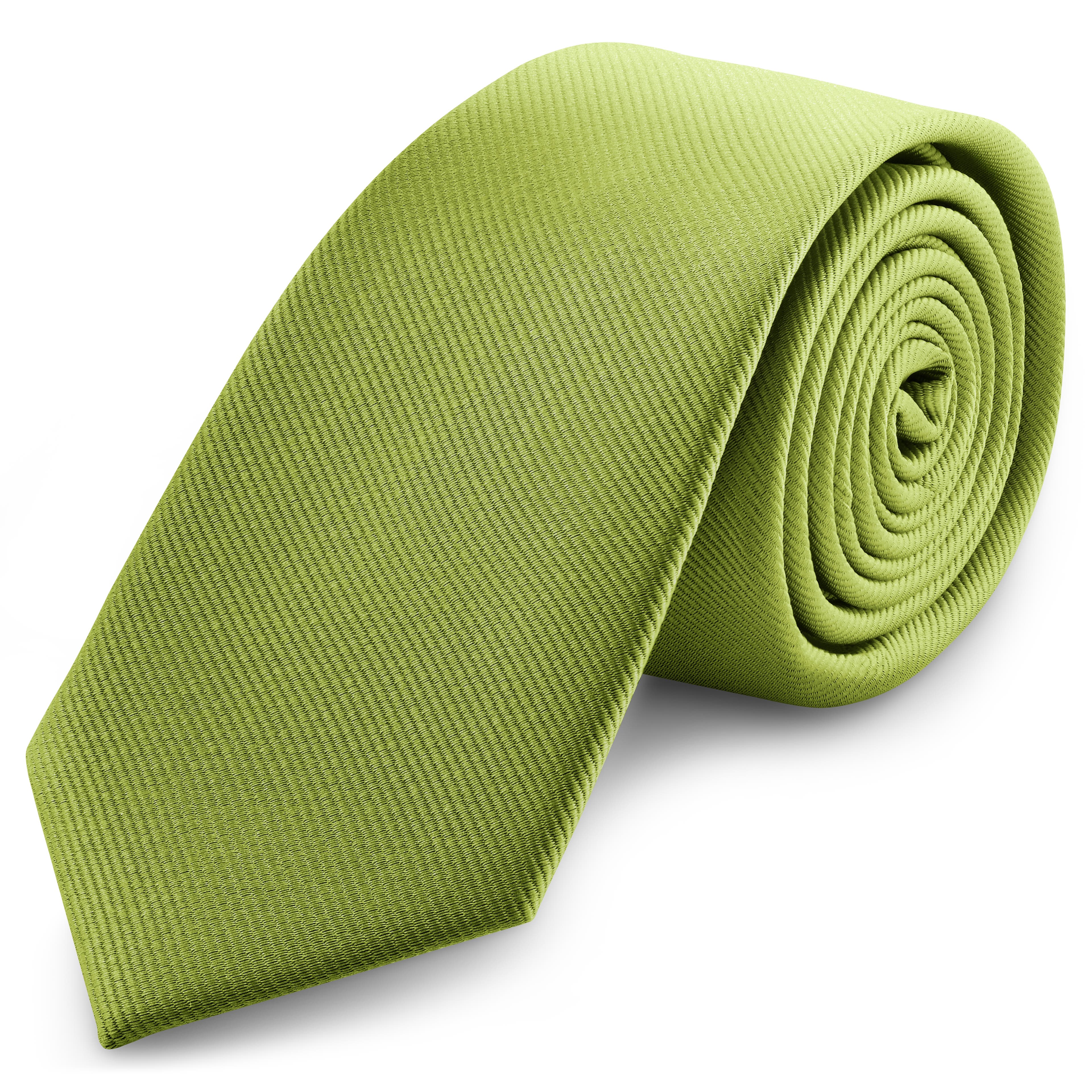 Морскозелена гросгрейн вратовръзка 8 см