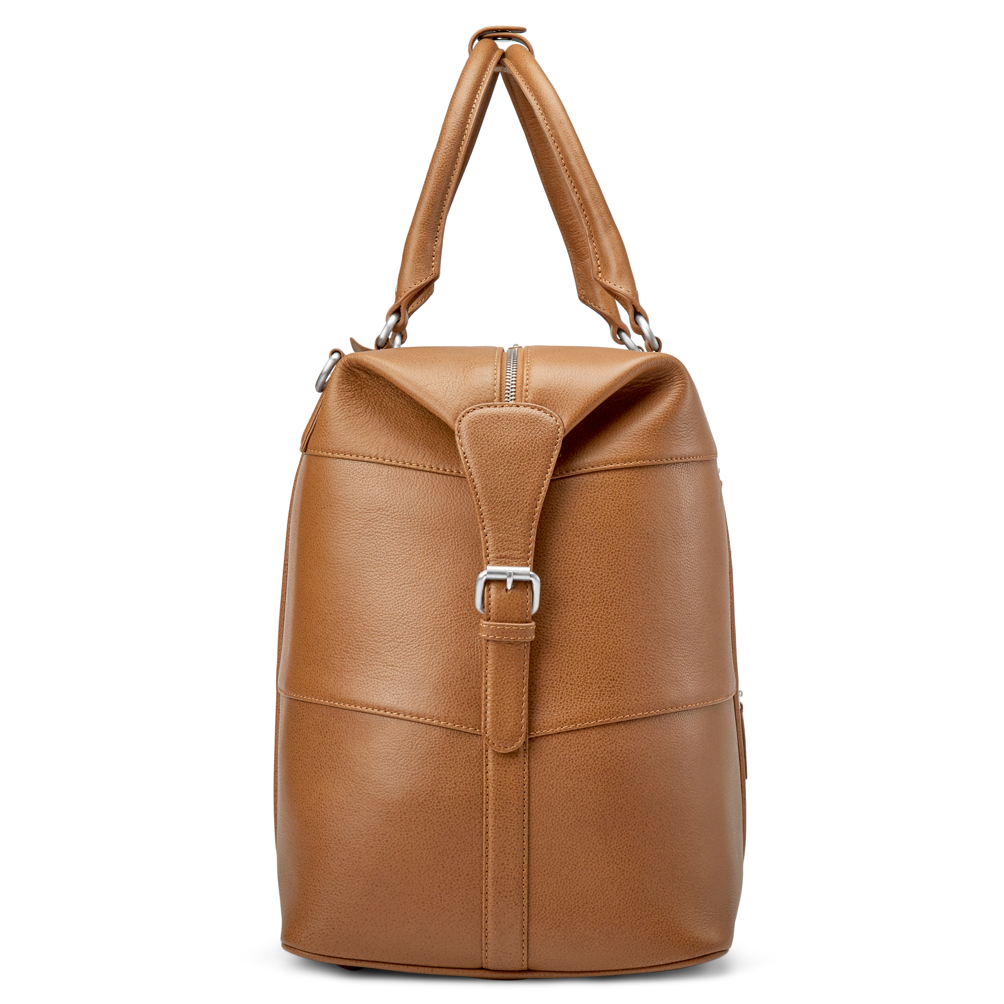 Sean pruun nahast nädalalõpu kott - 5