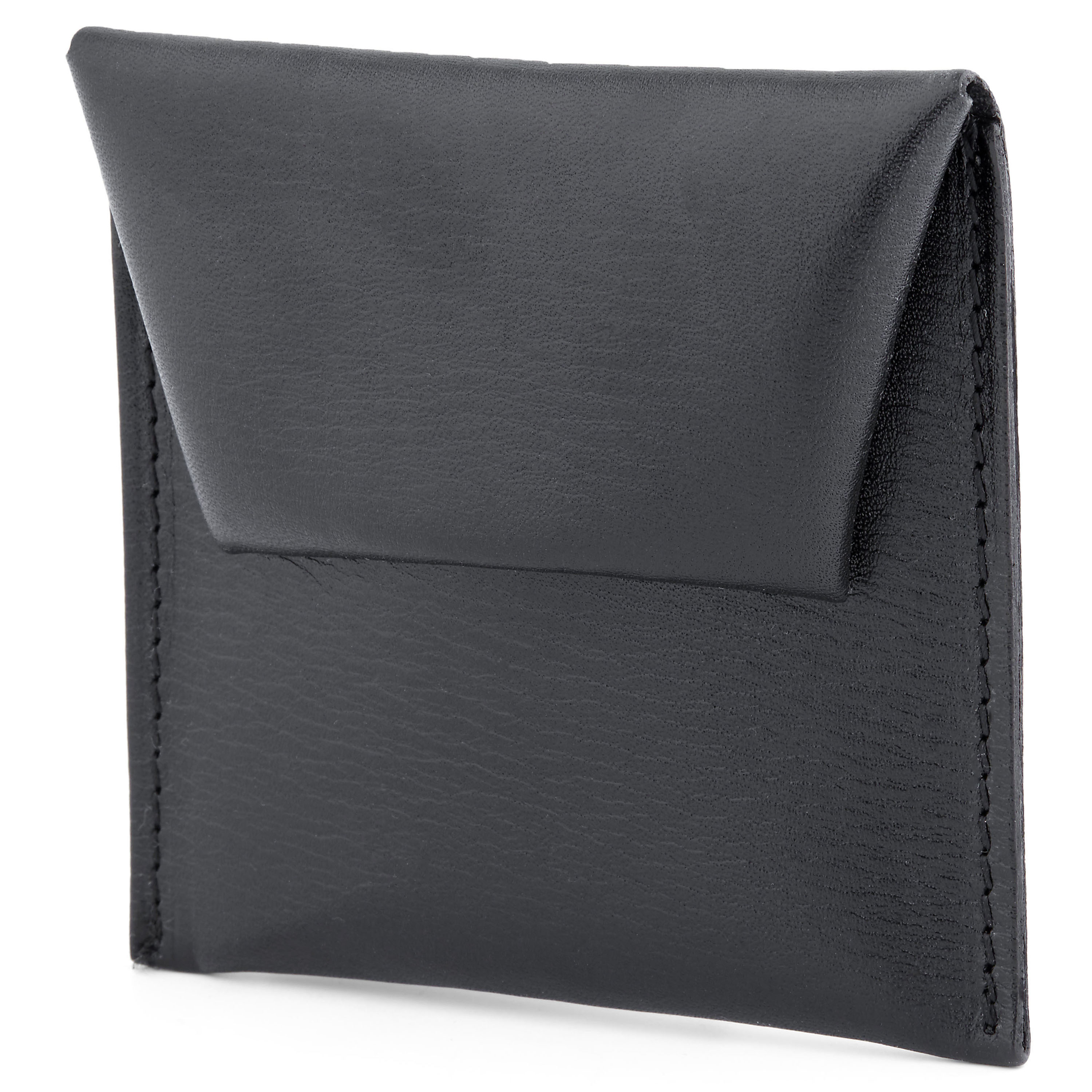 Svart Myntbörs i Läder - 1