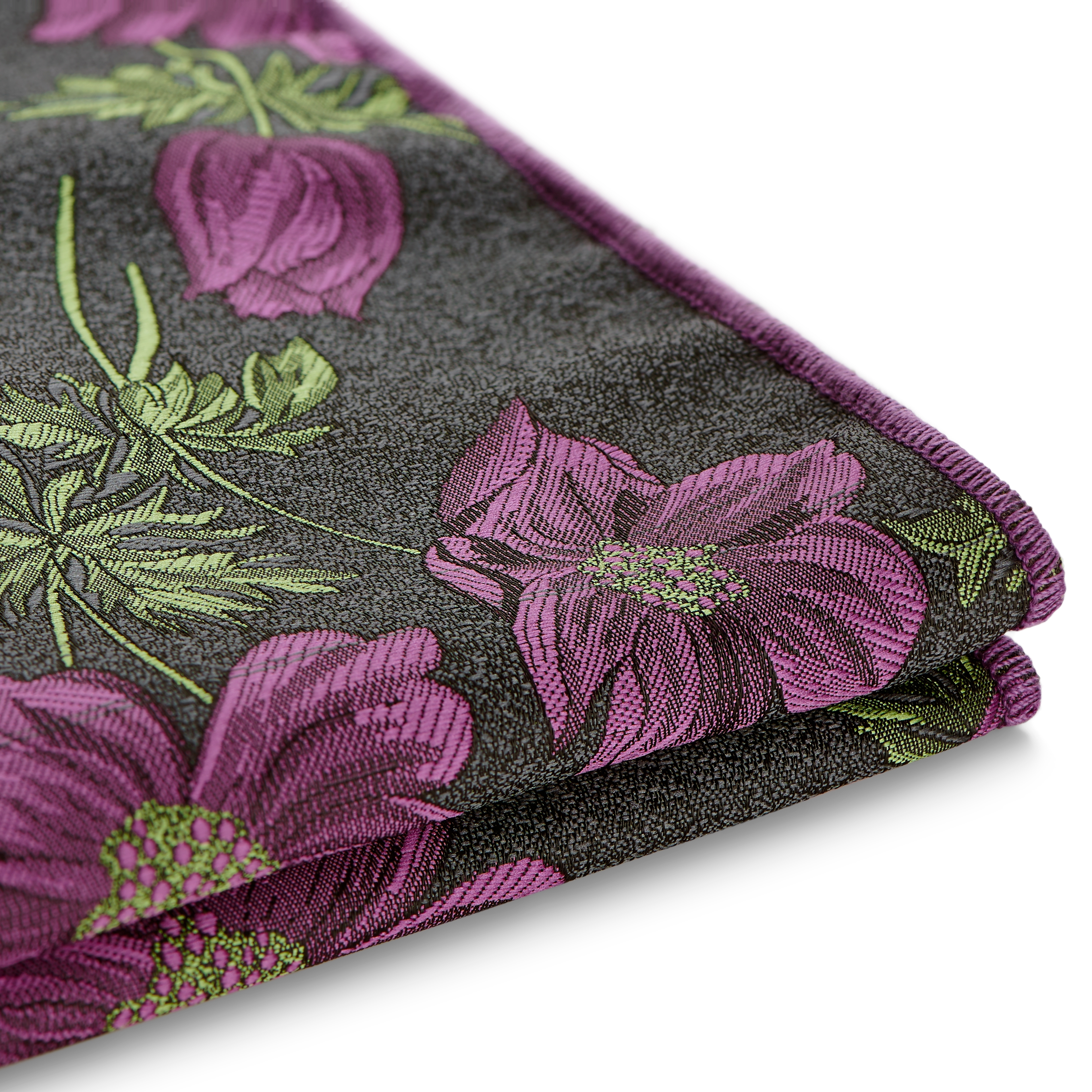 Dianthus | Purple Flower Pocket Square - 3