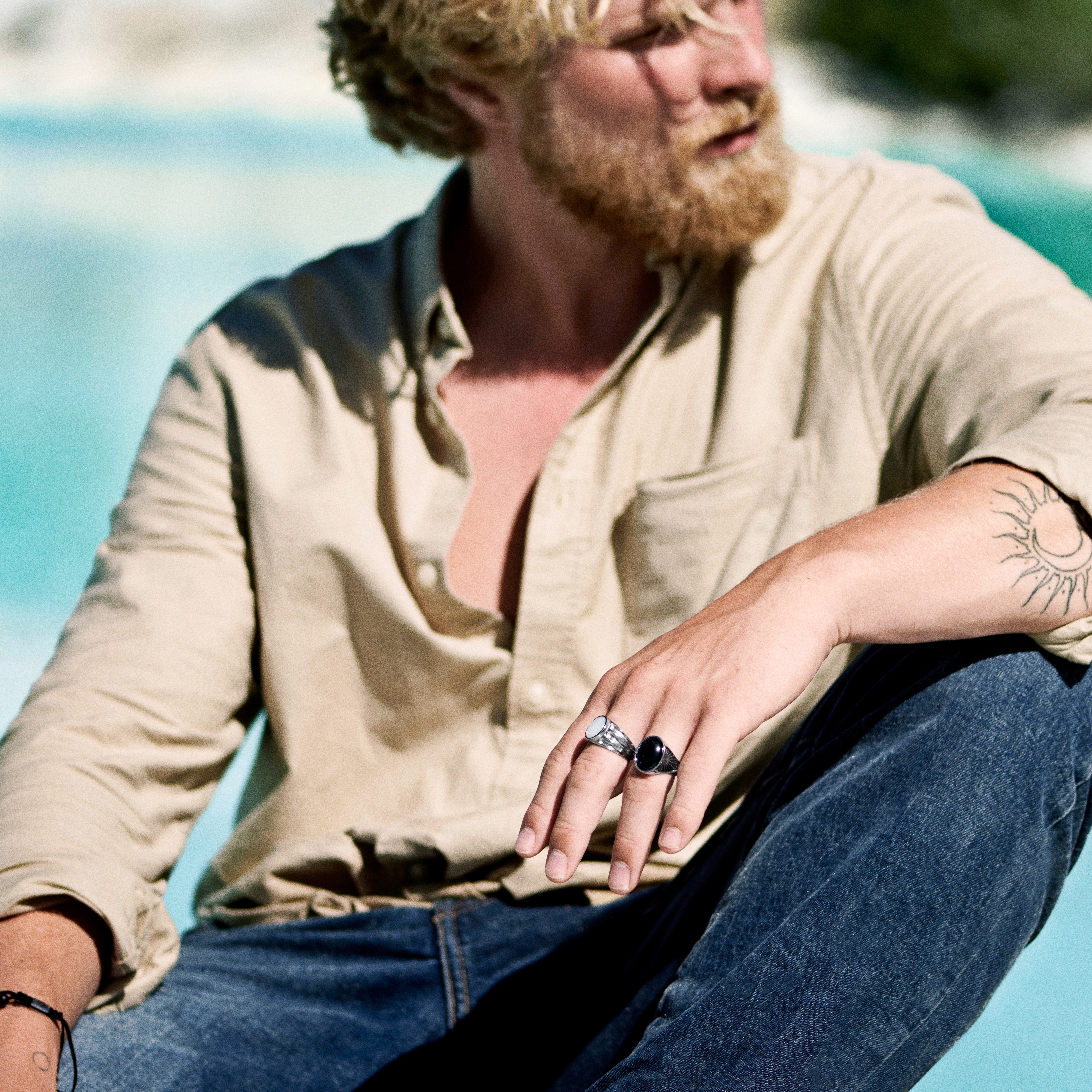 Atlantis | Amethyst Signet Ring - 4