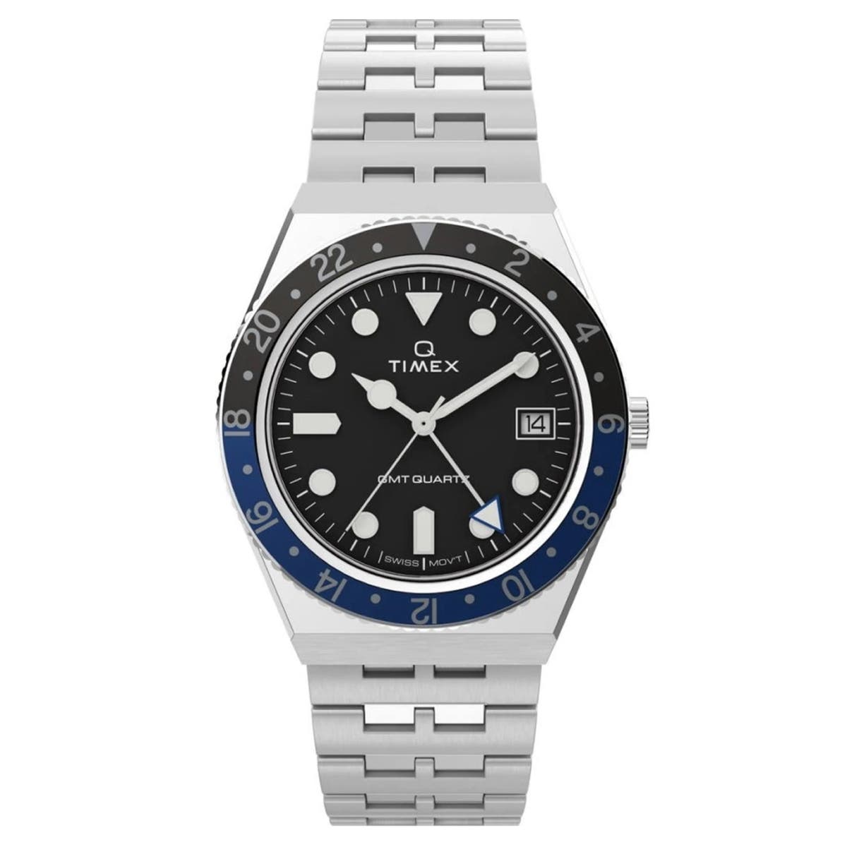 Pepsi Timex Uhren Test Q&Q Pepsi Bezel Quartz Vintage Men's Diver