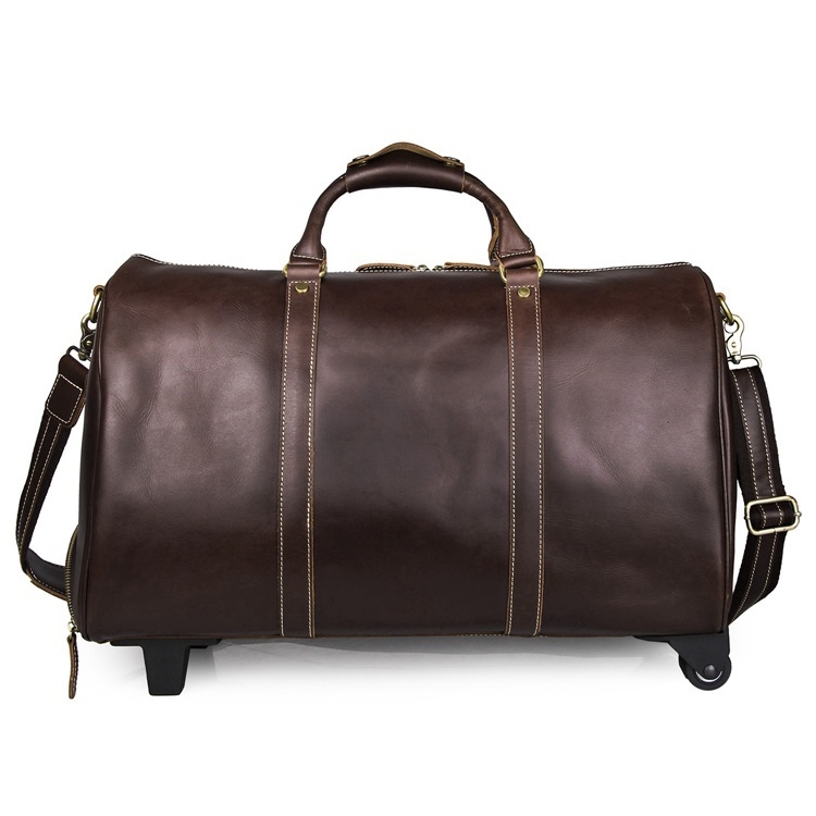 Canvas & Leather Travel Holdall - 2