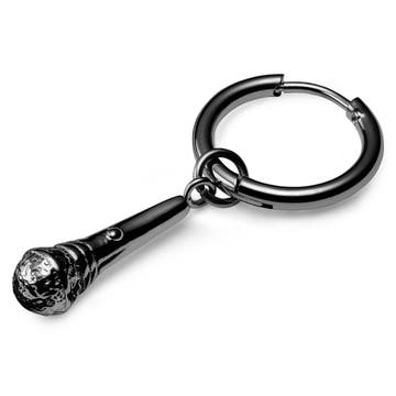 Stahl Creole Schwarz Mit Mikrofon Charm Stahl Creole Schwarz Mit Mikrofon Charm
