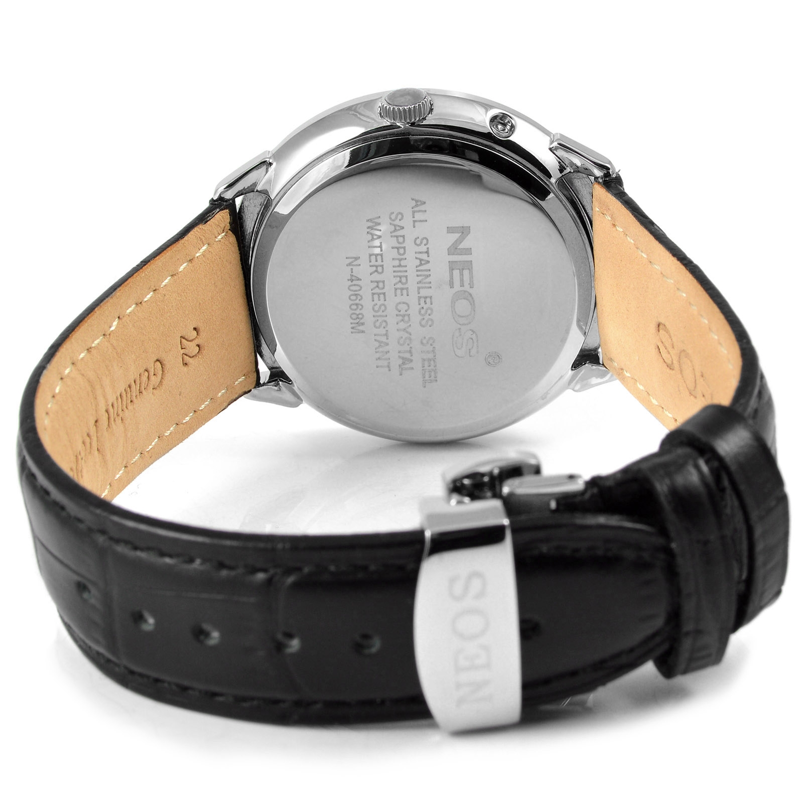 Svart City Light Sapphire Klokke - 4