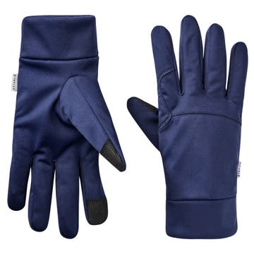 ShapeFit | Thin Navy Blue Touchscreen-Compatible Polyester Gloves ShapeFit | Thin Navy Blue Touchscreen-Compatible Polyester Gloves