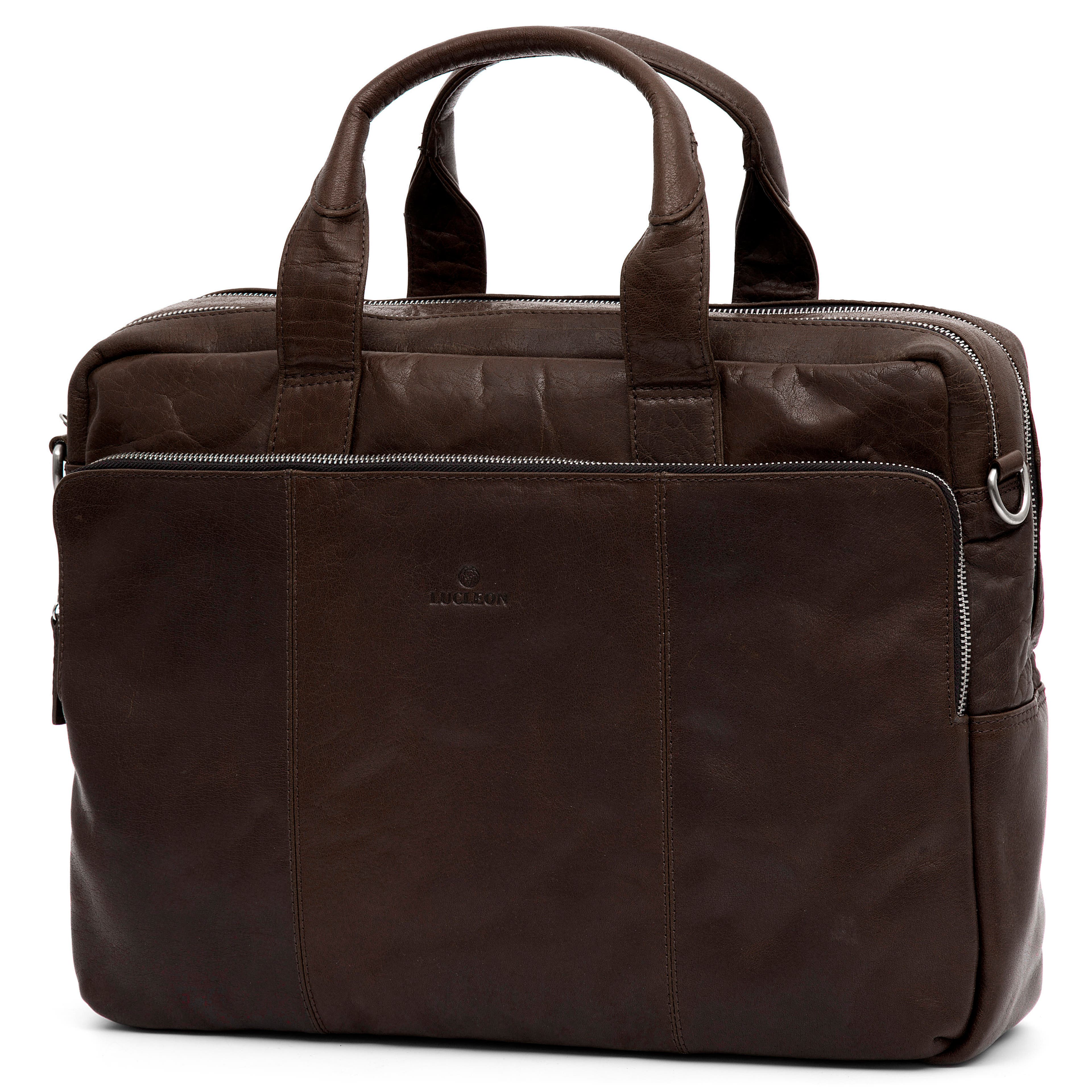 Montreal | Dark Brown Leather Work Bag