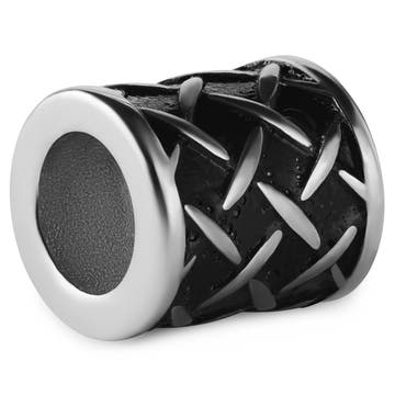 Silver-tone Viking Pattern Beard Ring Silver-tone Viking Pattern Beard Ring