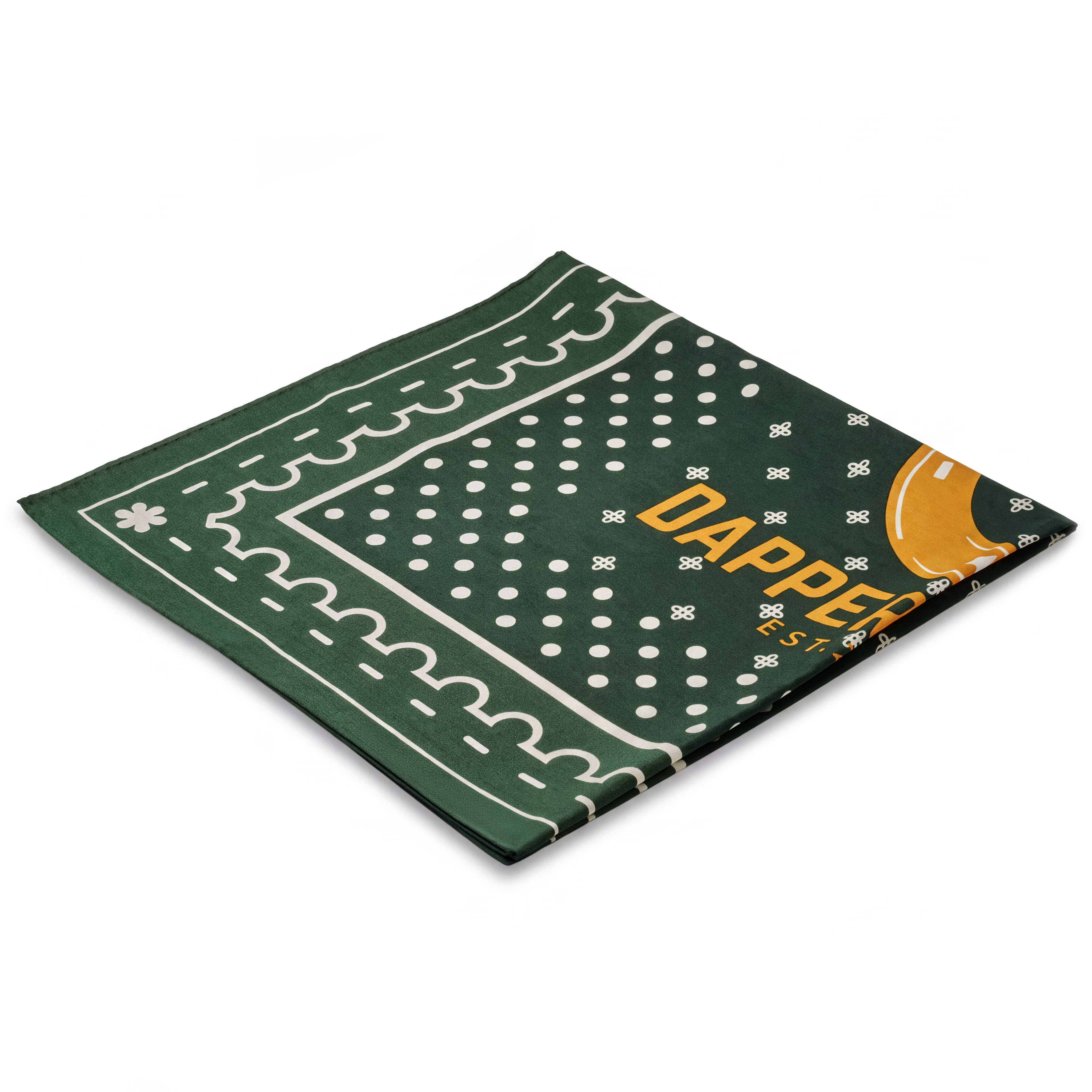 The Intro | Zöld Western pamut bandana