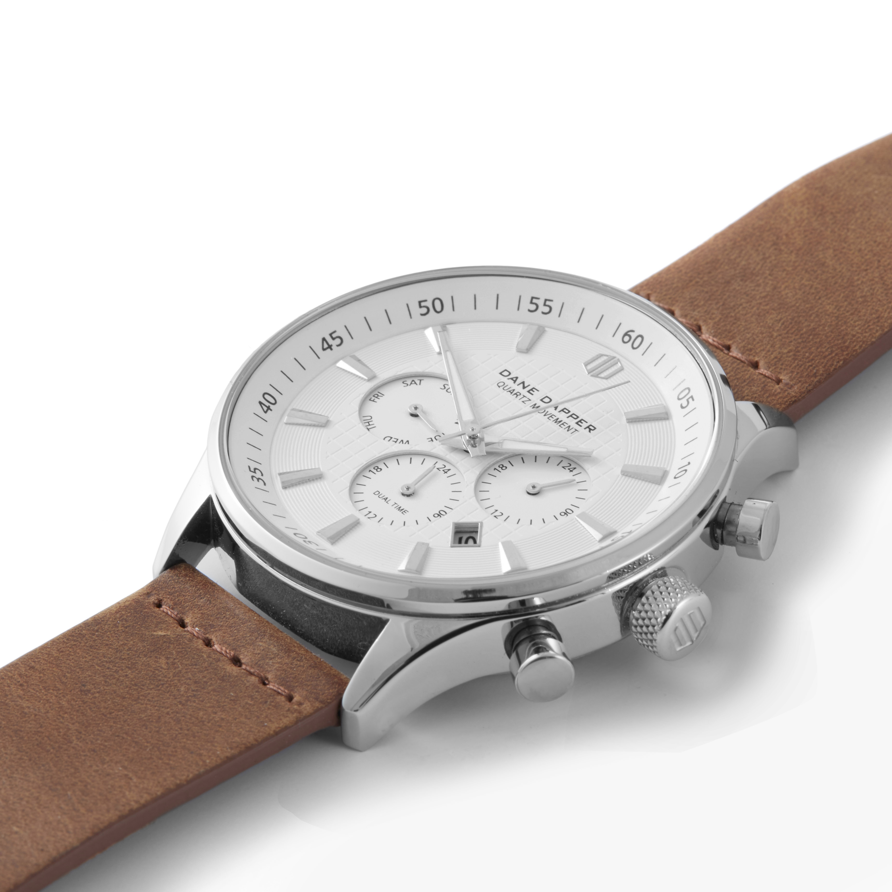 White & Silver Troika Watch - 2