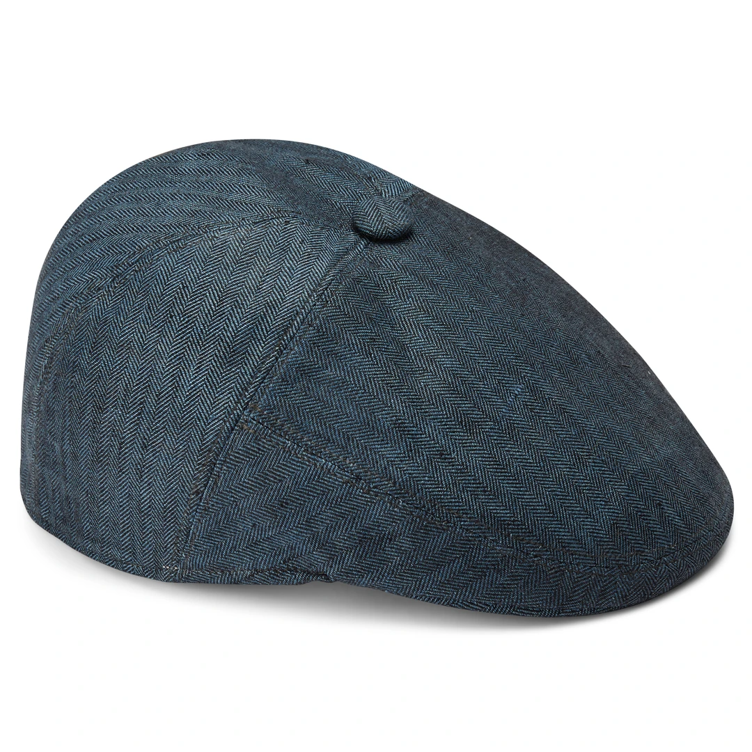 Marcello Navy Blue Moda Flat Cap | In stock! | Fawler