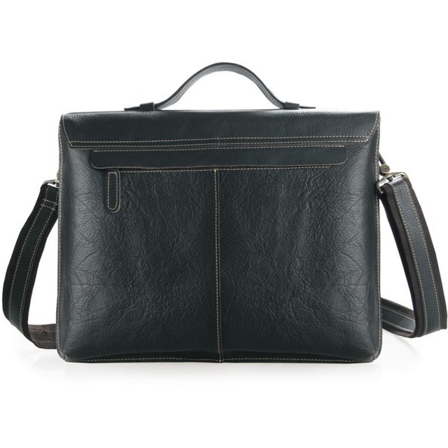 Brunt Läder Axelväska - 2