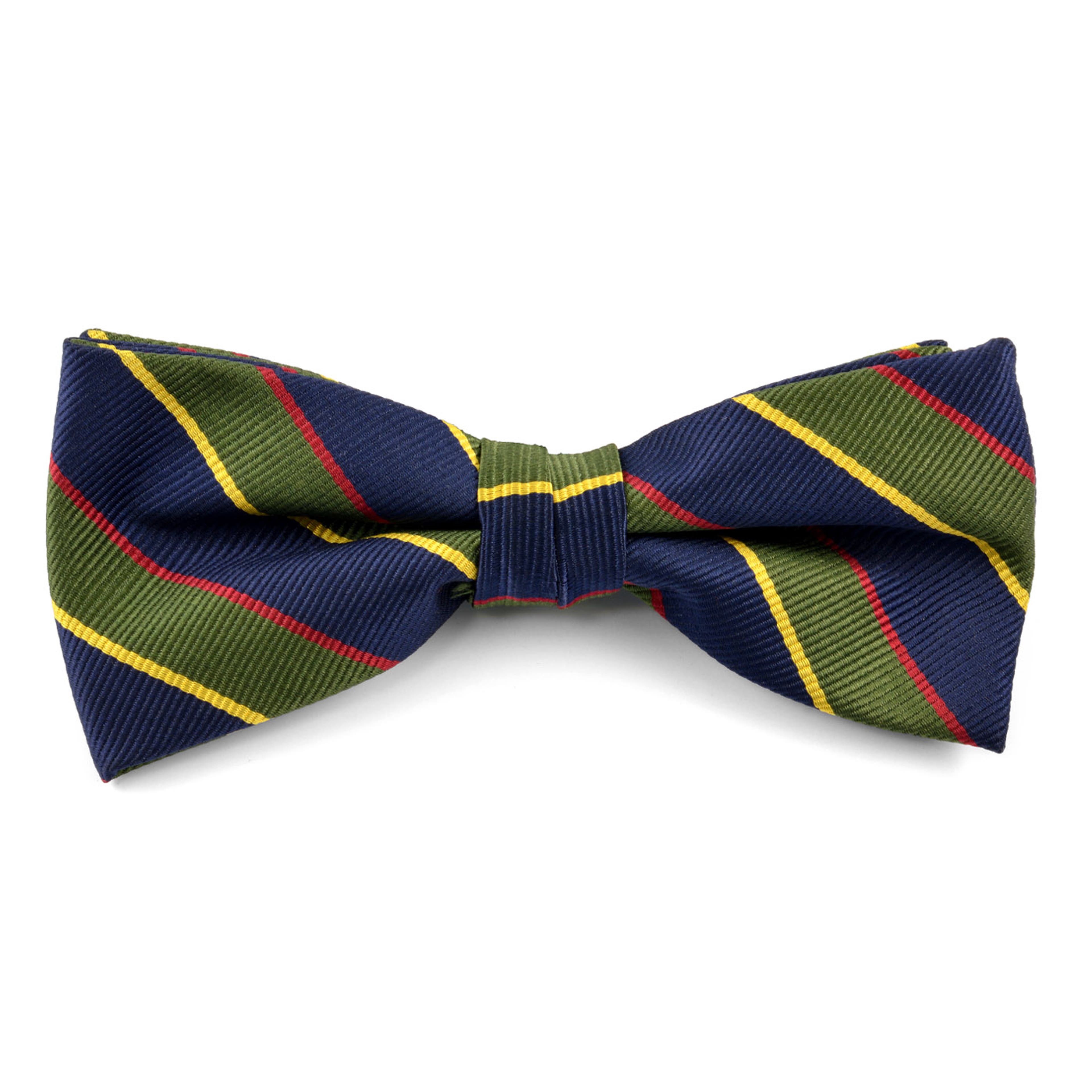 Προδεμένο Παπιγιόν με Μπλε & Πράσινες Ρίγες - 1