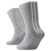 TrueFeel | 3-Pack Light Grey Cotton Crew Socks TrueFeel | 3-Pack Light Grey Cotton Crew Socks