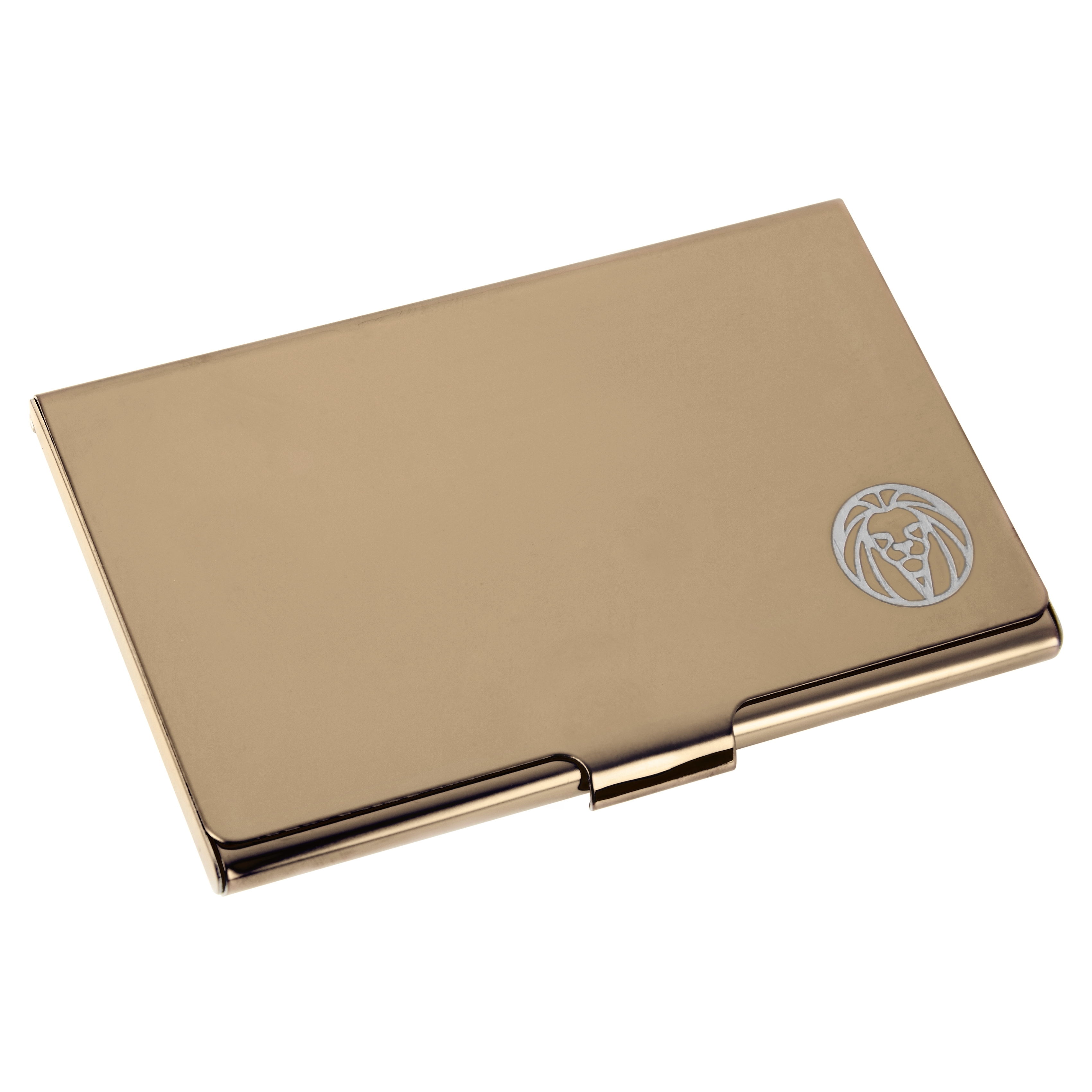 Porta-cartões Castanho em Aço - 3