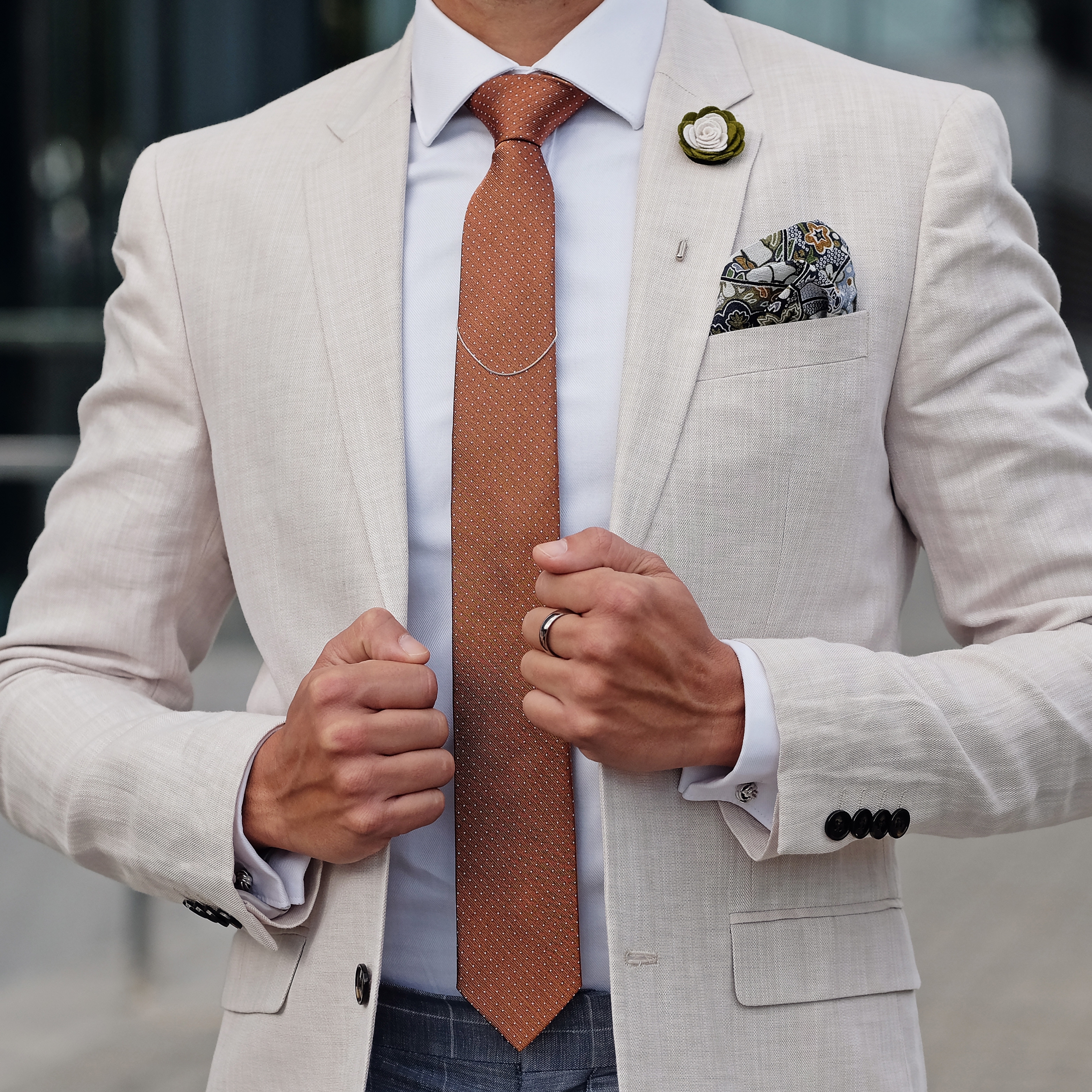 Levendige Paisley Pochet - 4