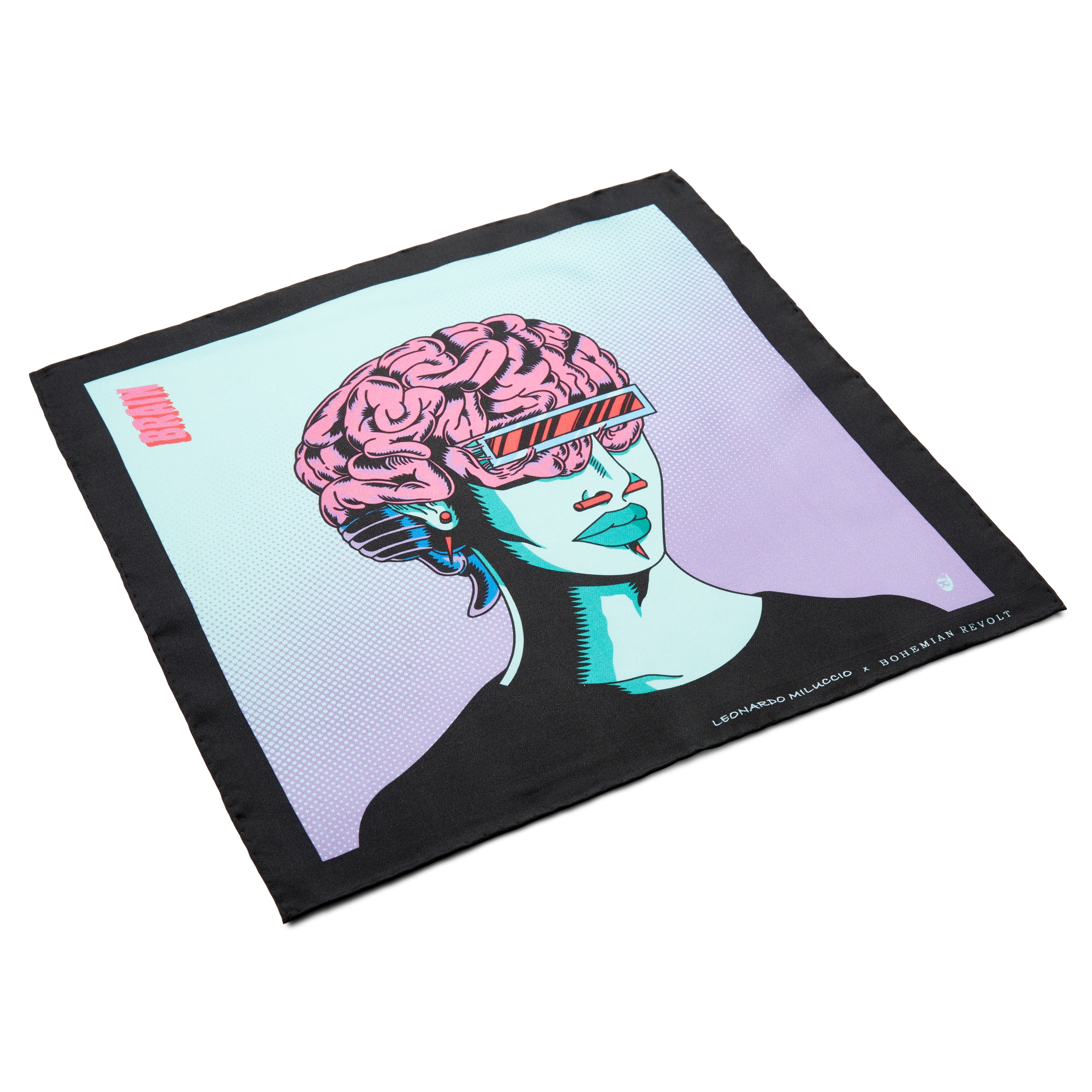 Lenço de Bolso New Age Brain Man  - 2