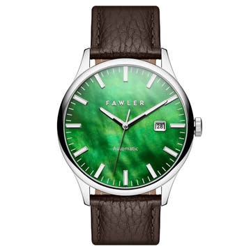 Timon | Groen Paarlemoeren Automatisch Horloge