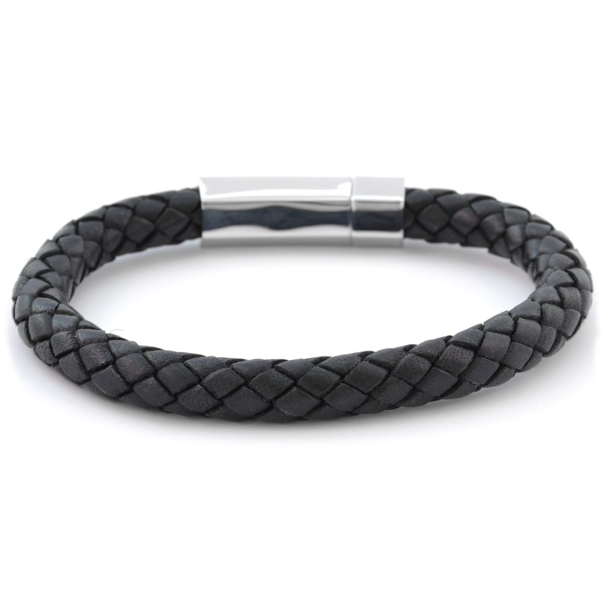Solid Masculine Boloflettet Leather Bracelet | In stock! | Fort Tempus