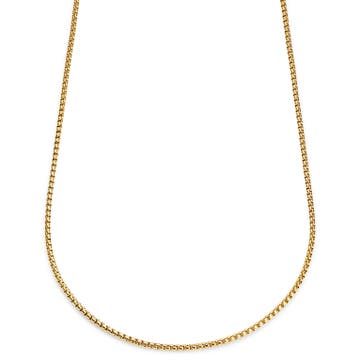 Essentials | 3 mm goldfarbene Venezianer Halskette