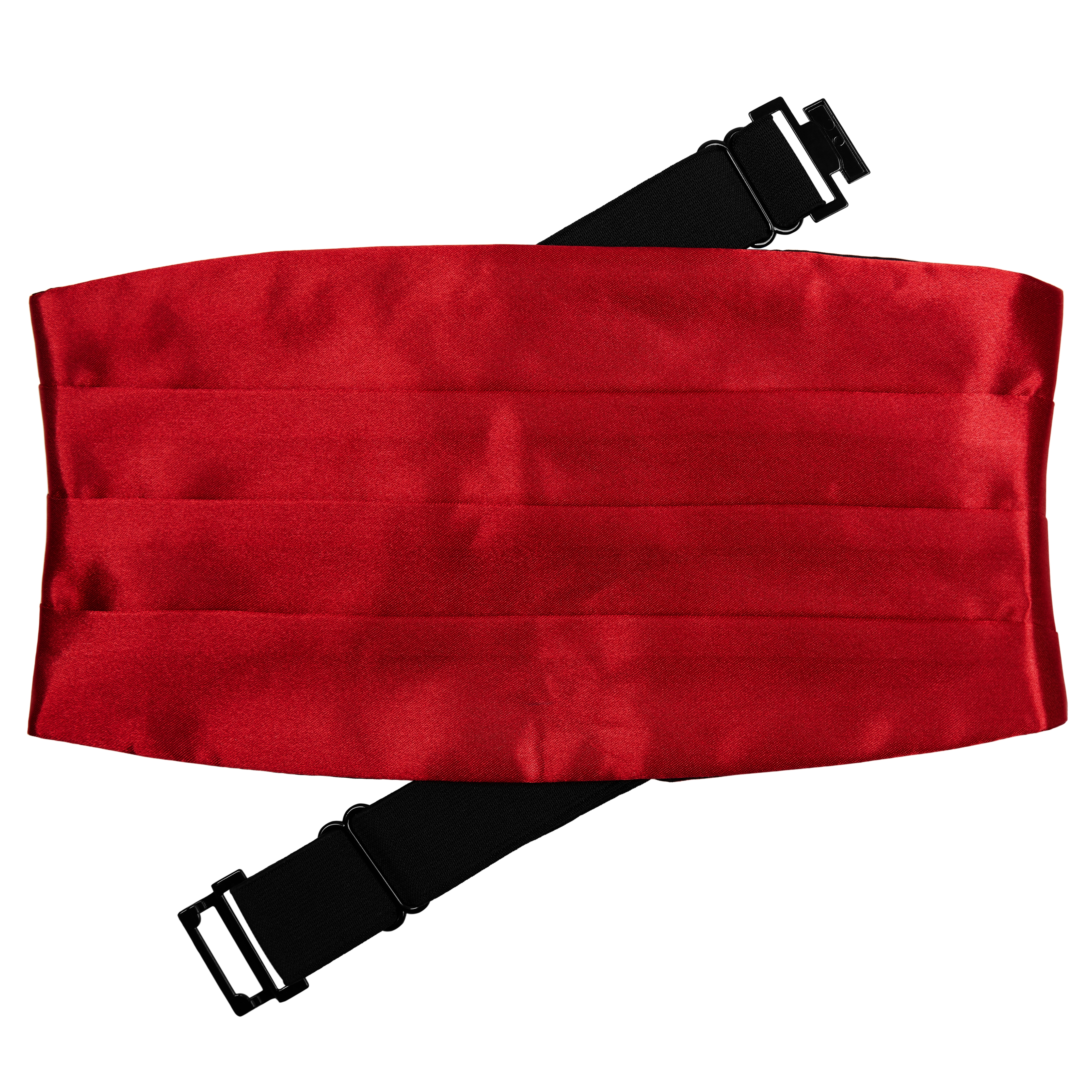 Shiny Red Basic Cummerbund - 2