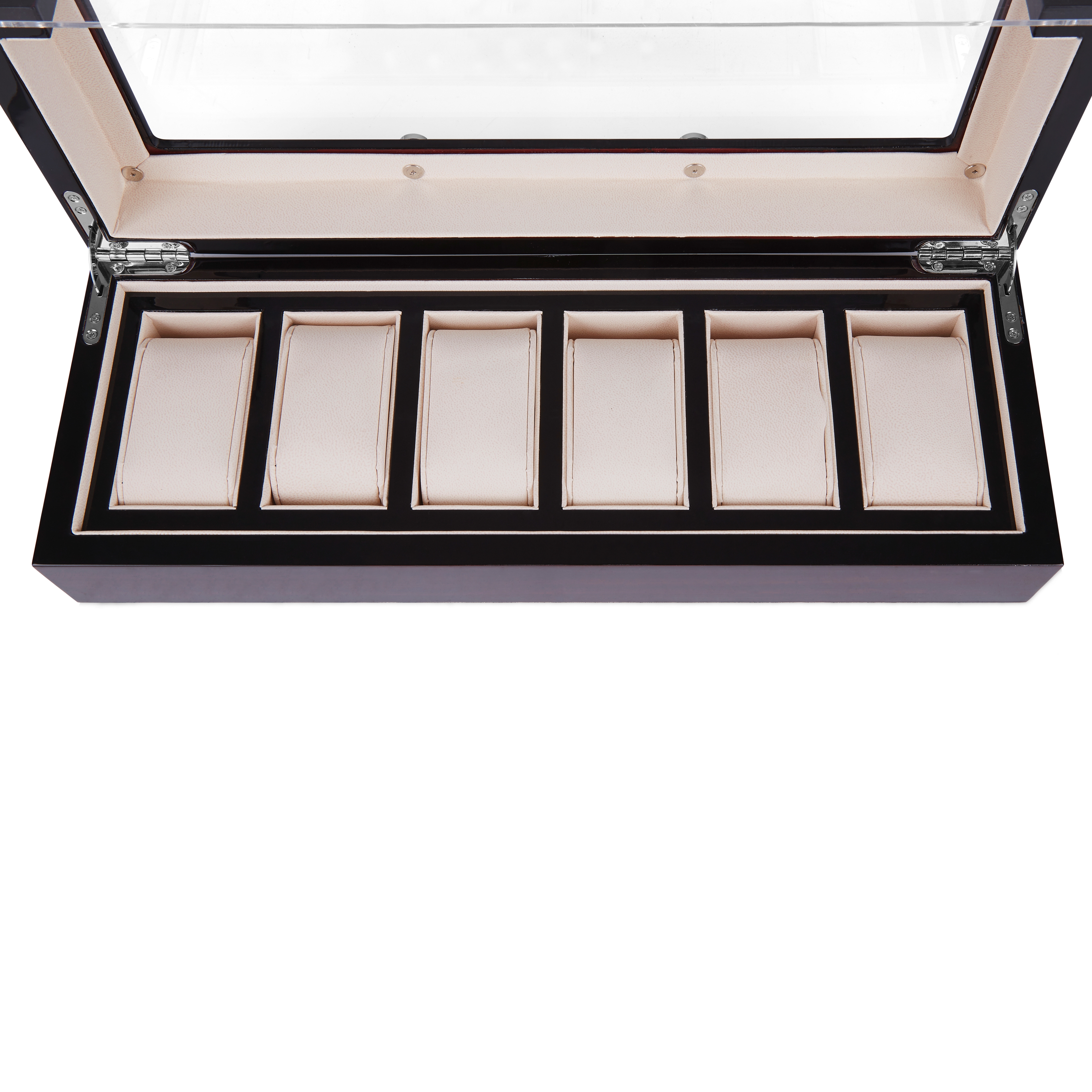 Klokkekasse av Ibenholt - 6 Klokker - 4