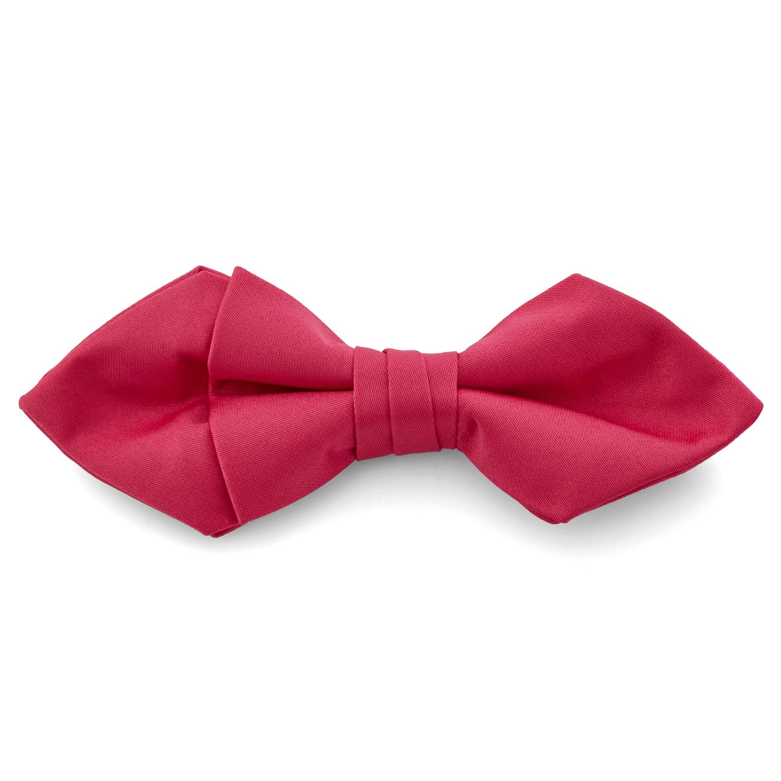 Screaming Pink Basic Pointy Pre-Tied Bow Tie Screaming Pink Basic Pointy Pre-Tied Bow Tie