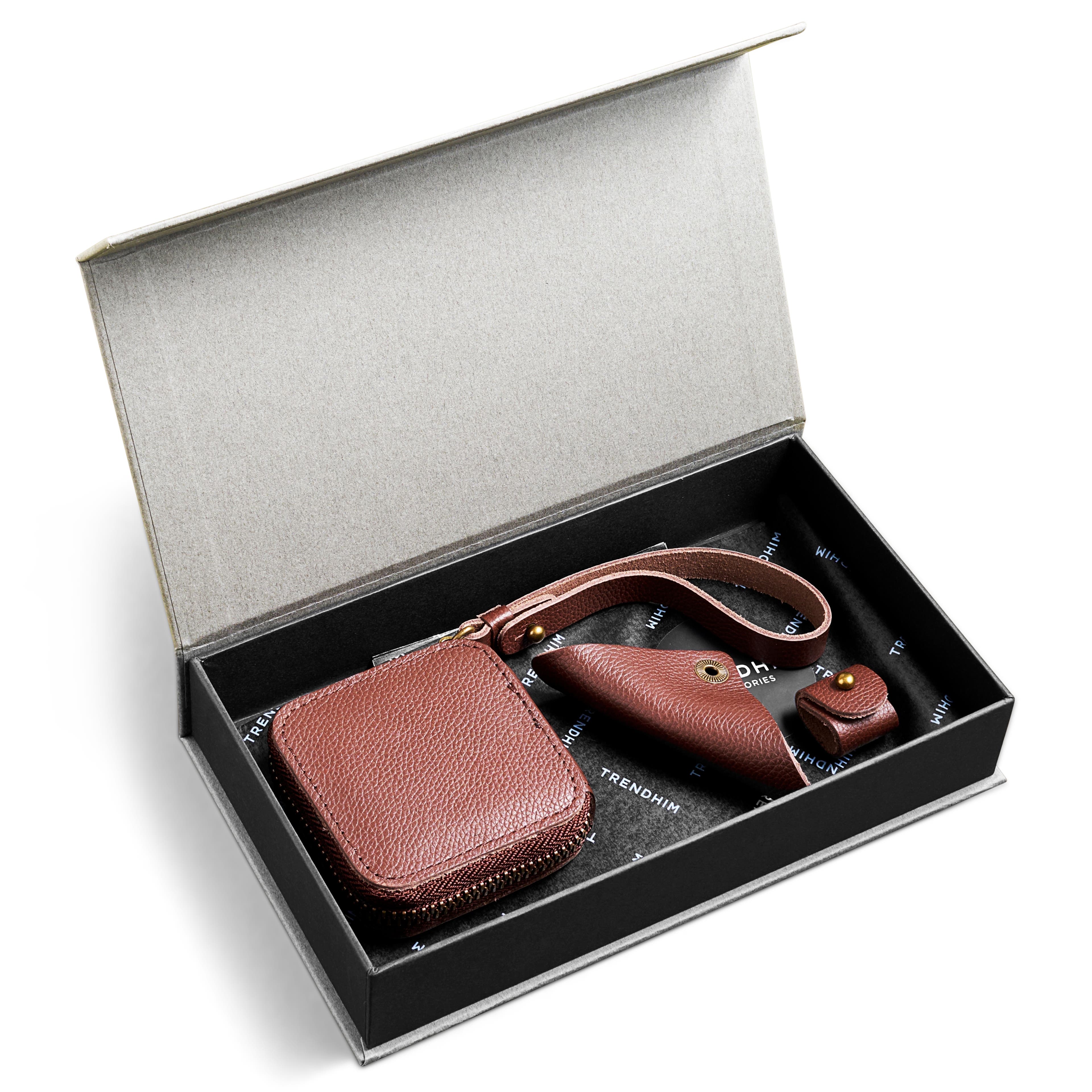 Professional Organiser Gift Box | Brown Leather Professional Organiser Gift Box | Brown Leather