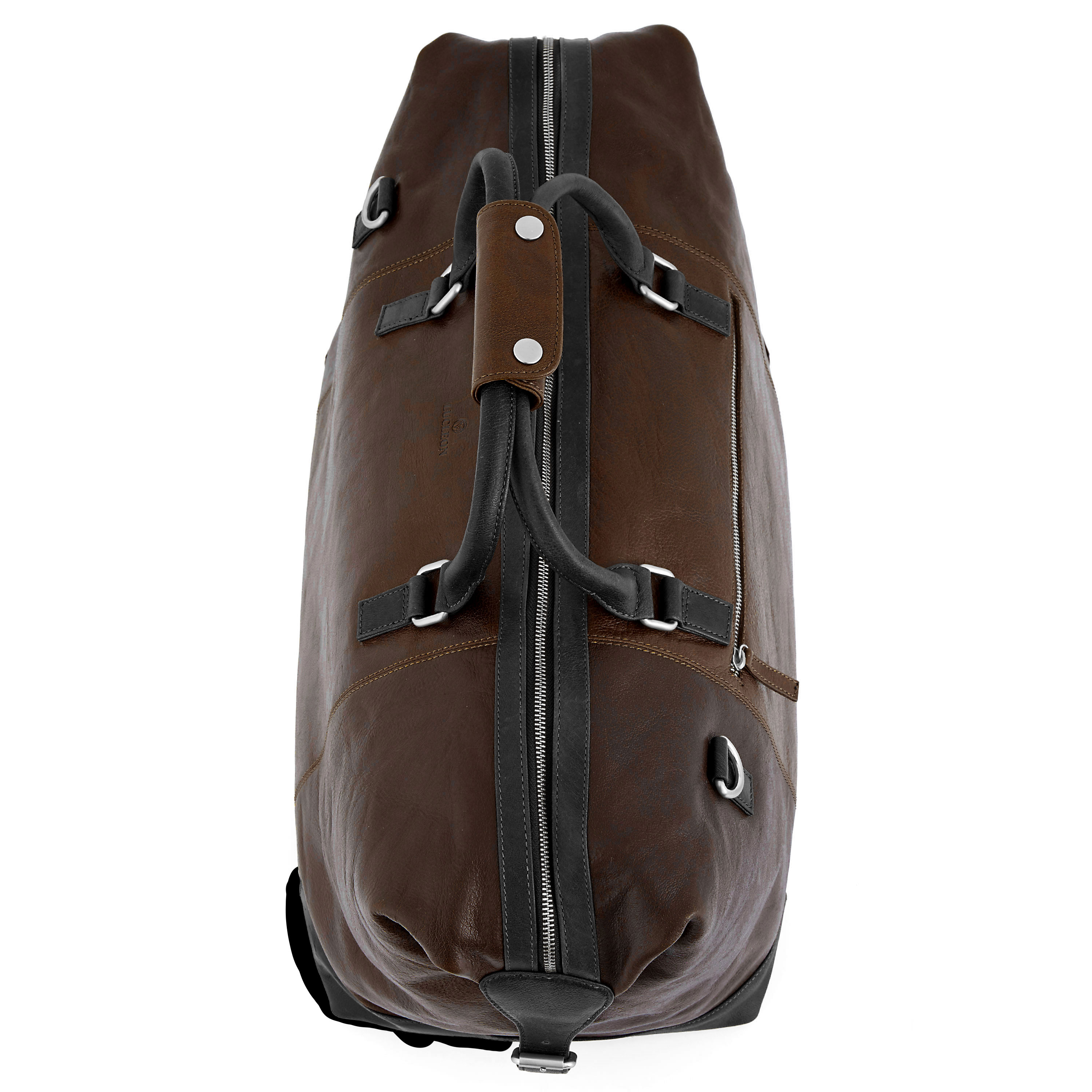 Borsa weekend California marrone e nera  - 7