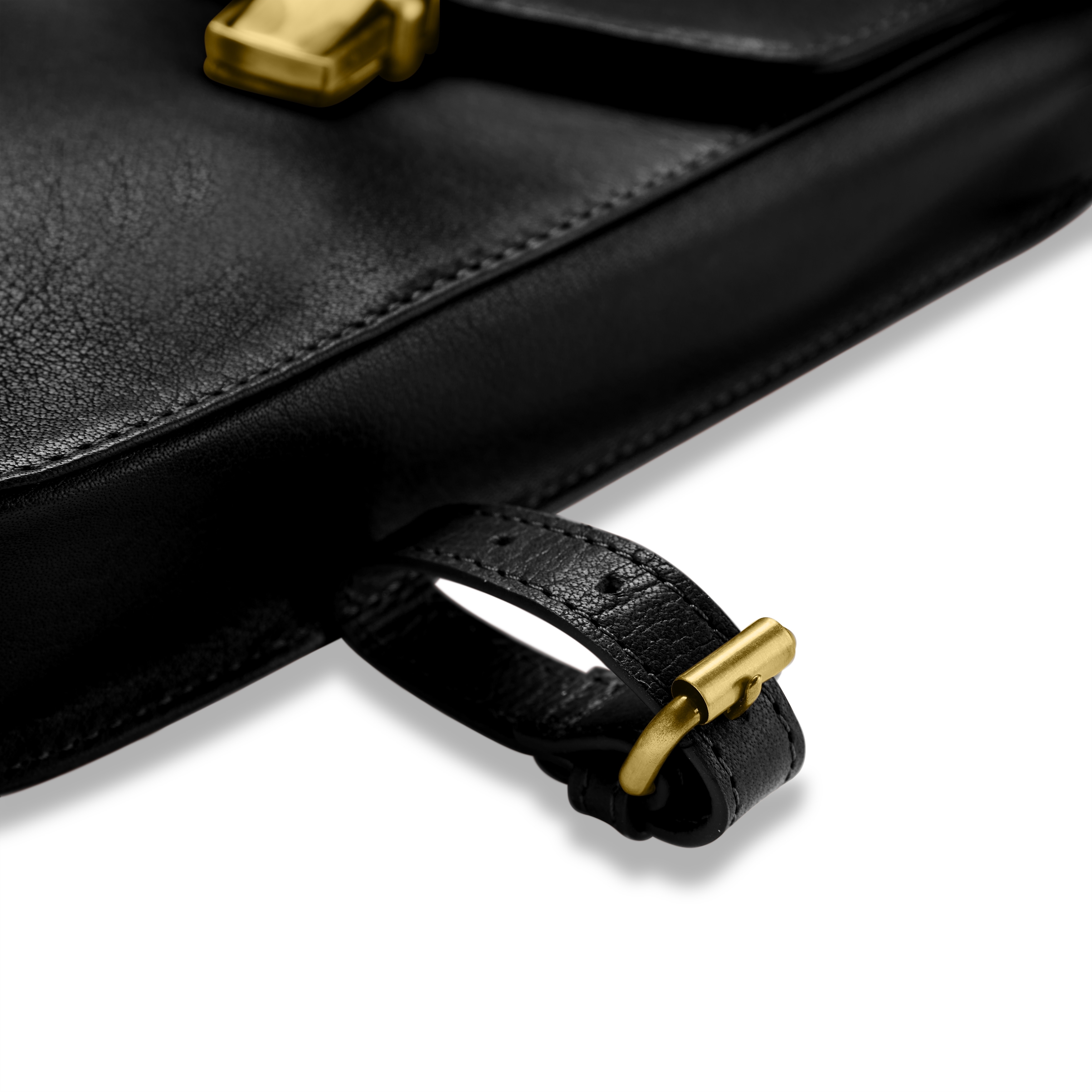 Sacoche de selle de vélo | Cuir de buffle pleine fleur noir - 5