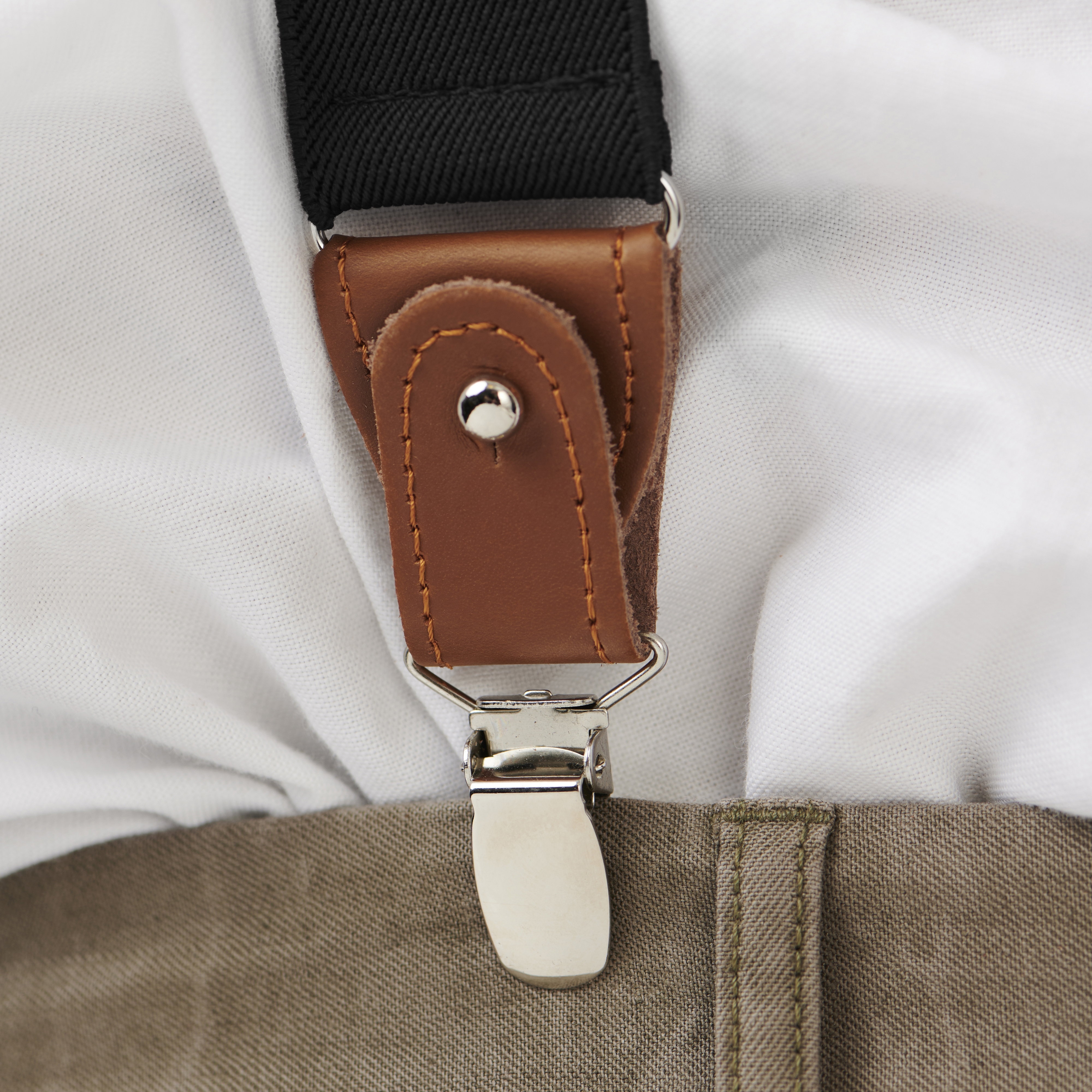 Leveät mustat nahkaolkaimet - 3