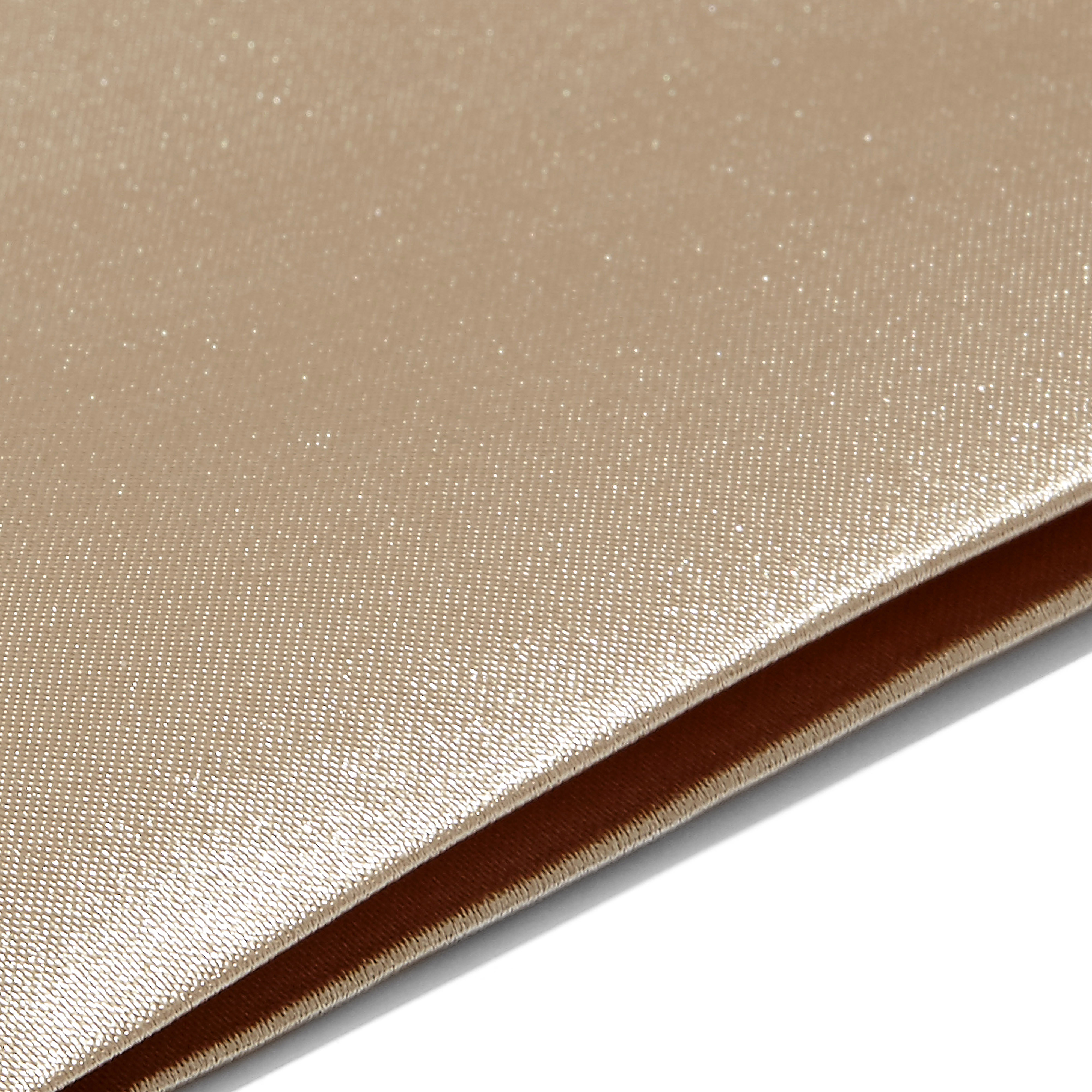 Glänzendes Champagnerfarbenes Schlichtes Einstecktuch - 2