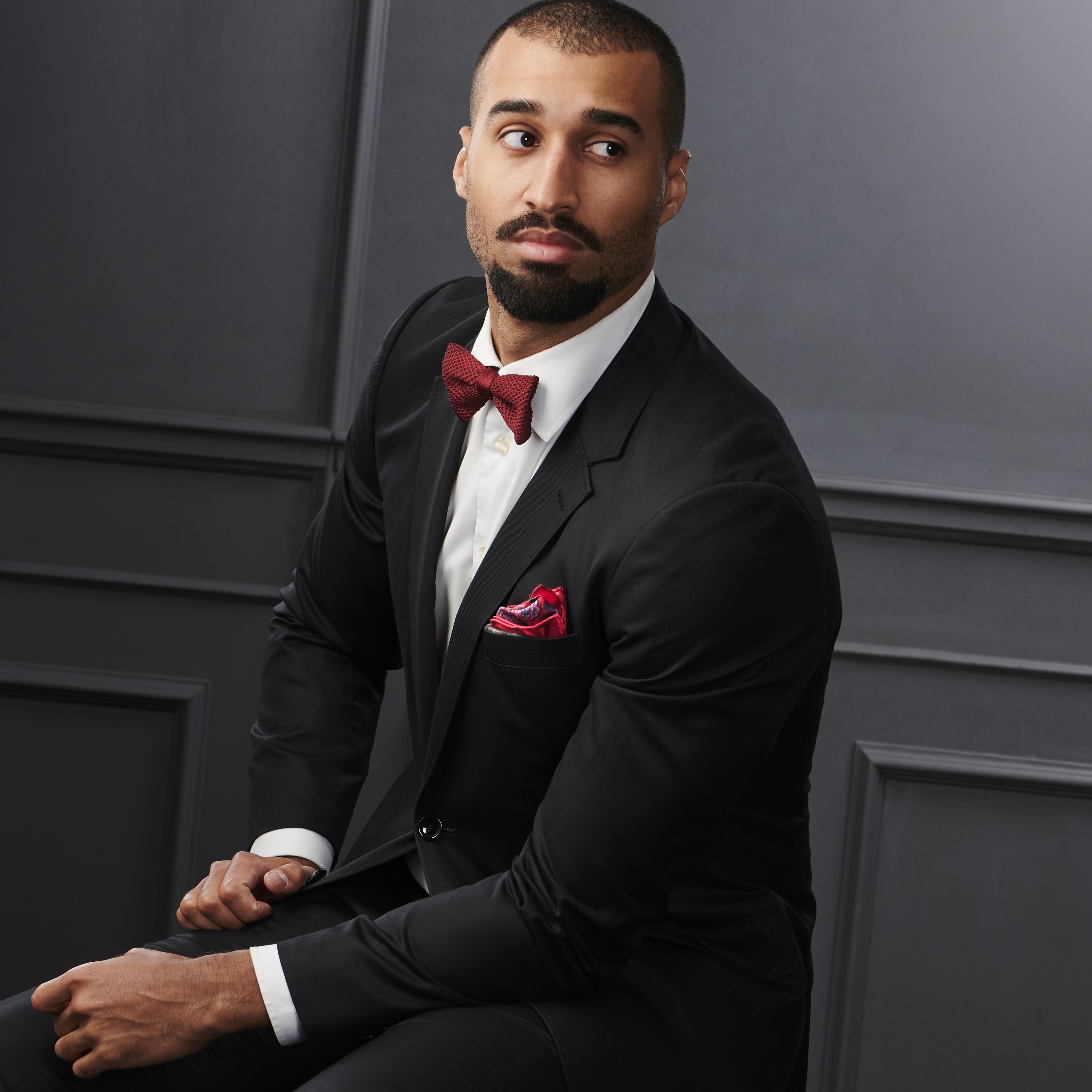 Pochette de costume Boho en soie Blayney  - 6