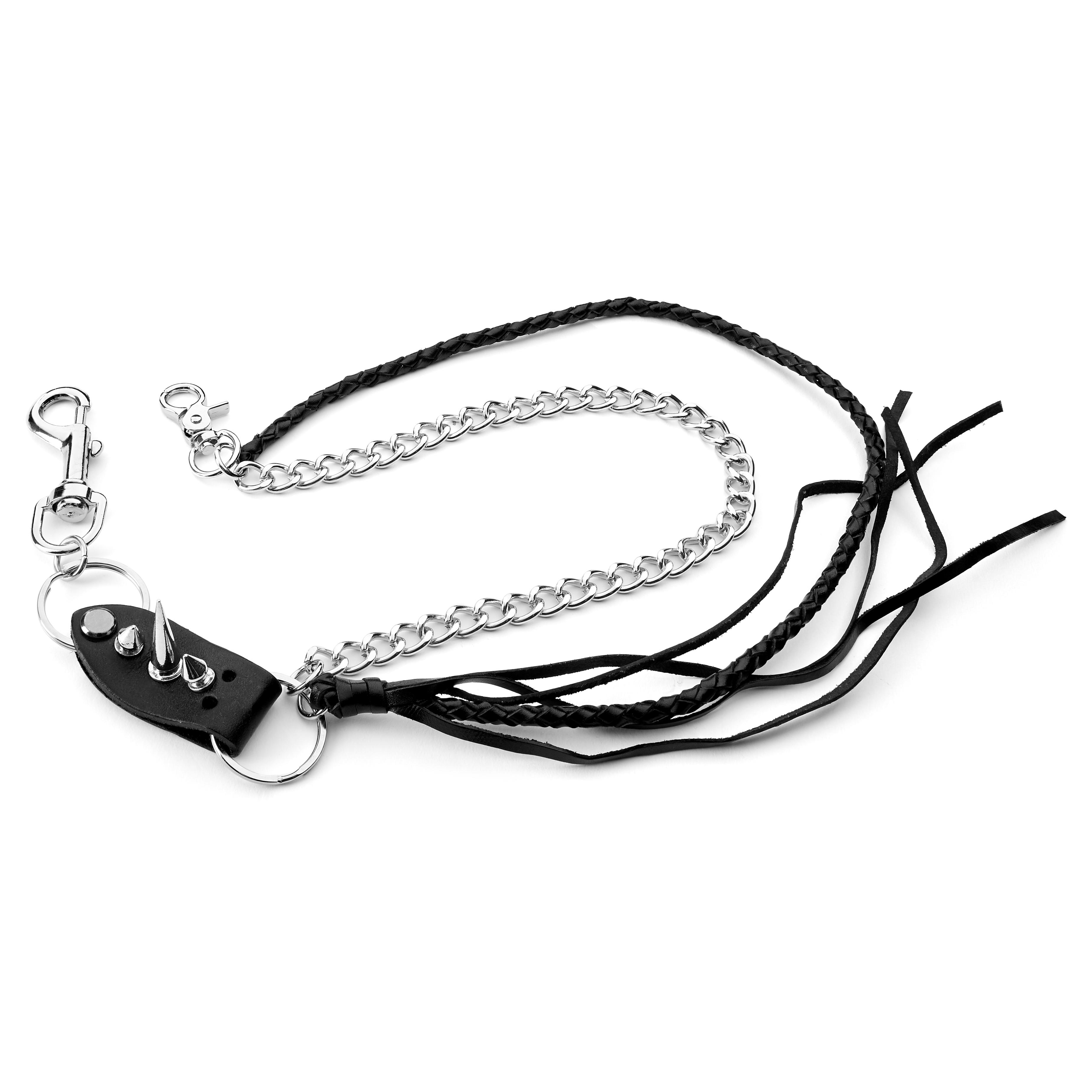 Spiked Metal Wallet Chain - 1