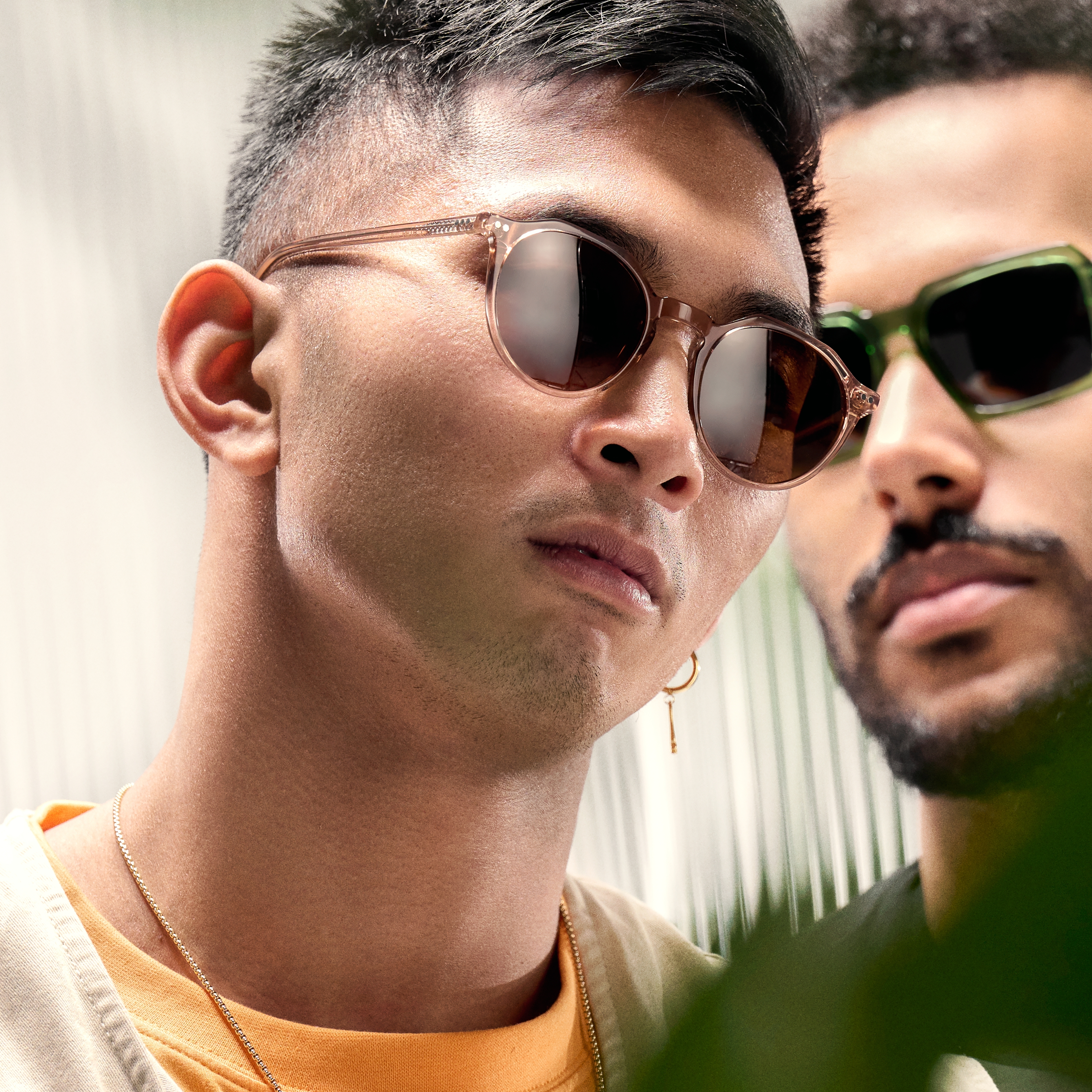 Occasus |  Lunettes de soleil translucides de style vintage à verres ronds polarisés - 4