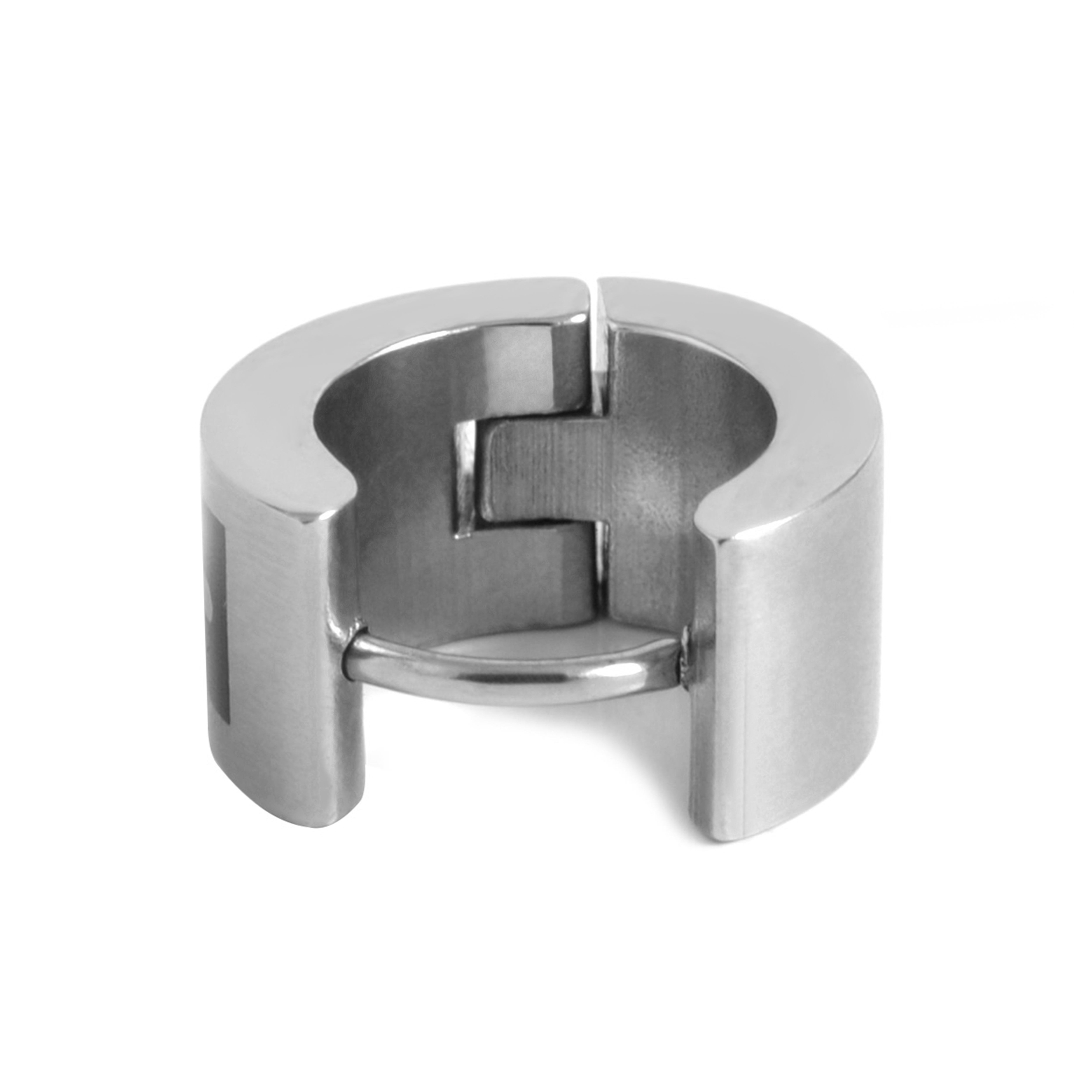 XL Kors Runt Örhänge - 2