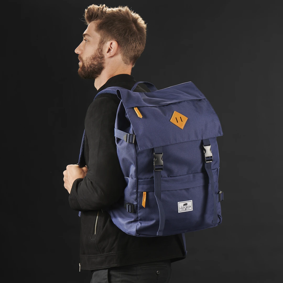 Lance Backpack Lance Navy Backpack | Lazy Bear | Free shipping
