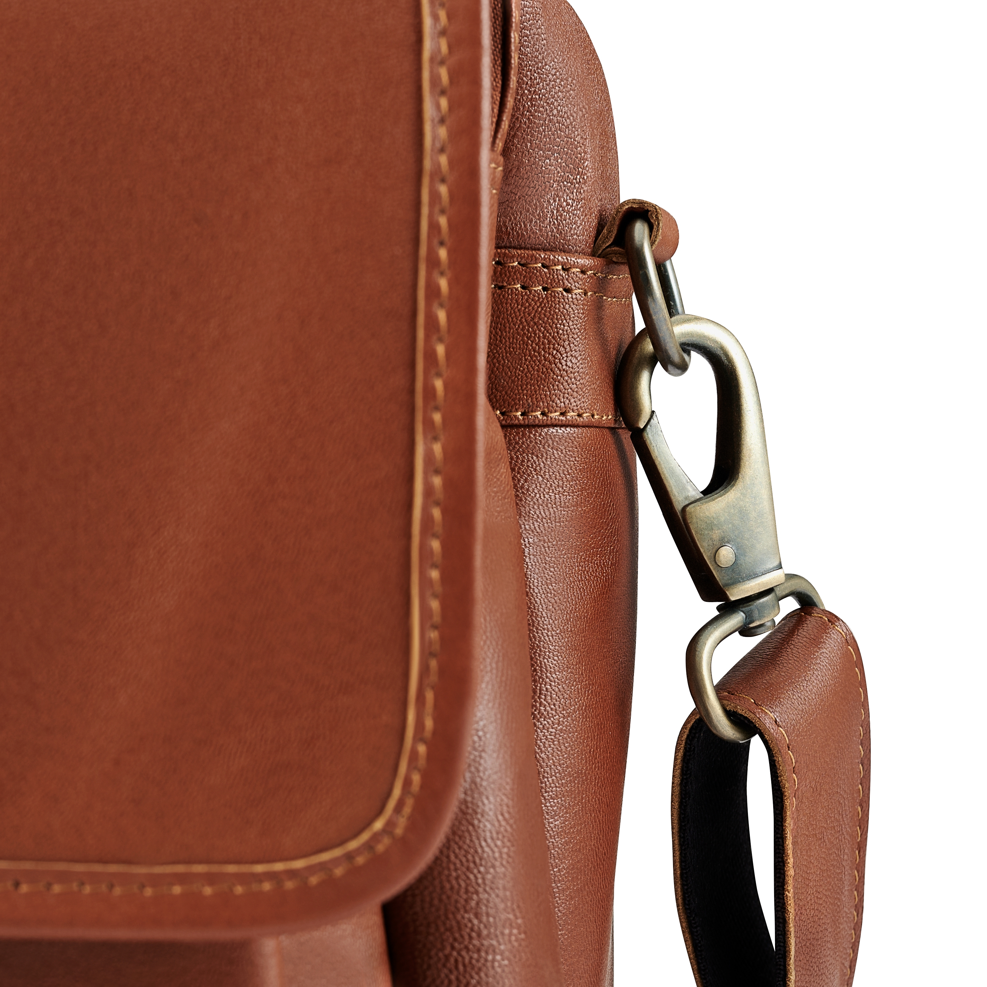 Fidei | Brūnaaugstākās kvalitātes kazādas darba komandējumu soma - 11
