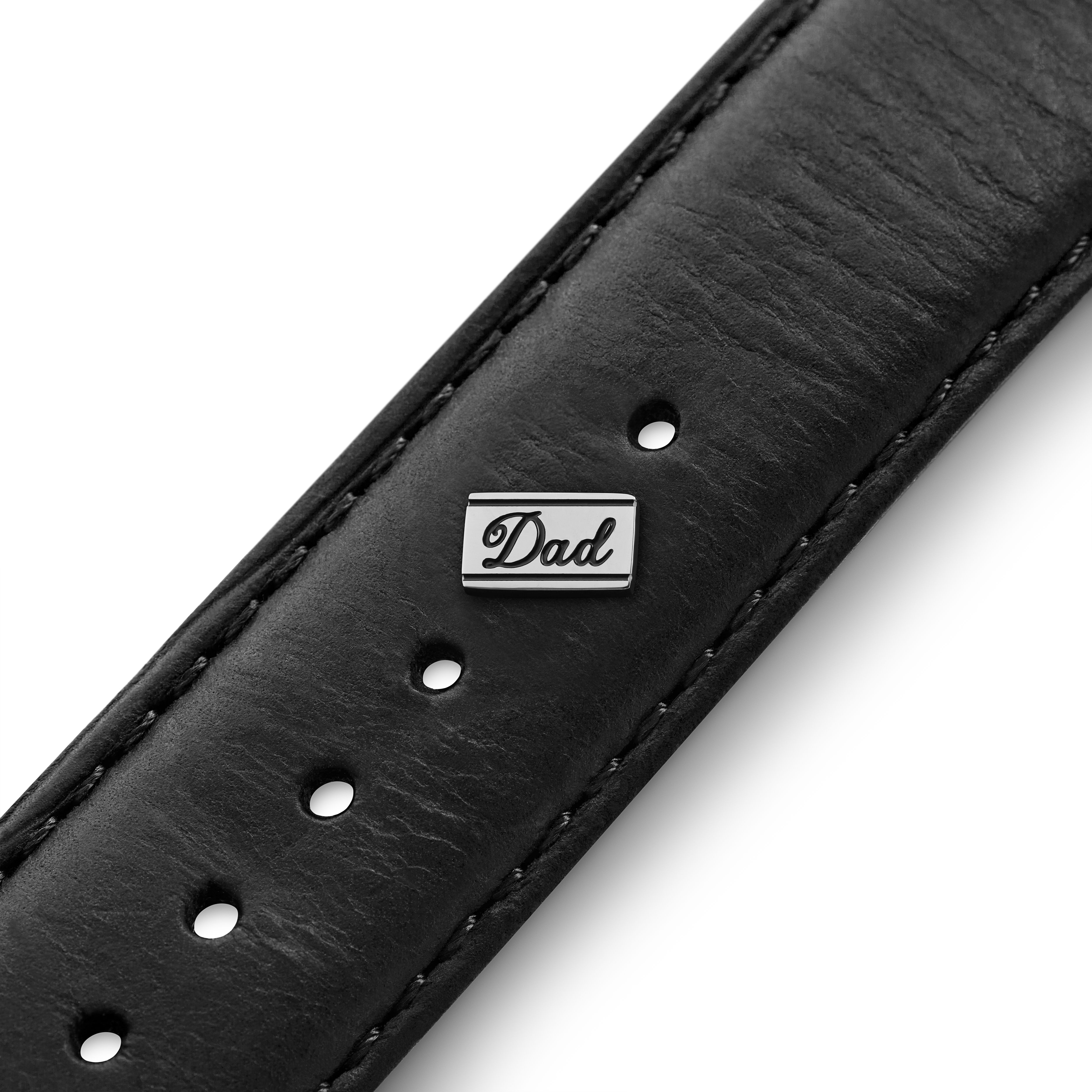 Silver-tone Stainless Steel Dad Watch Charm - 4